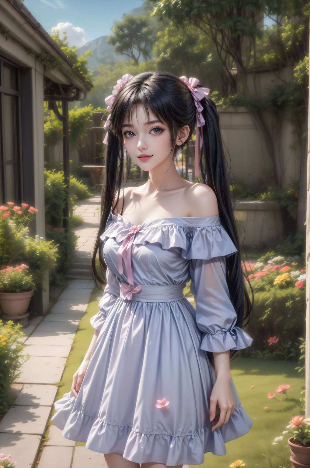 美得让人心醉夏天也可以裙摆飞扬