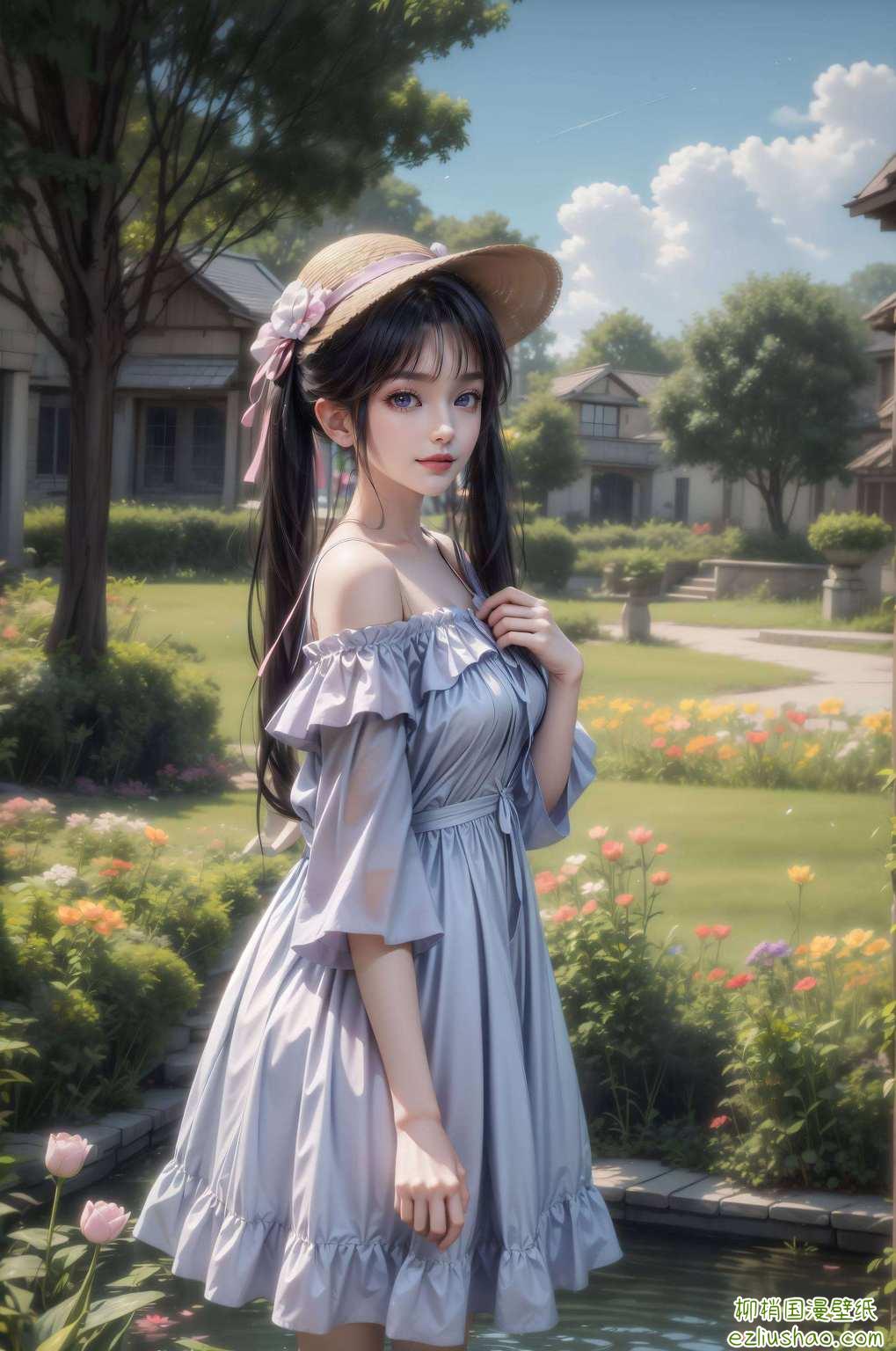 这不仅仅是一张壁纸可爱得让人忍不住想戳一戳她的脸颊