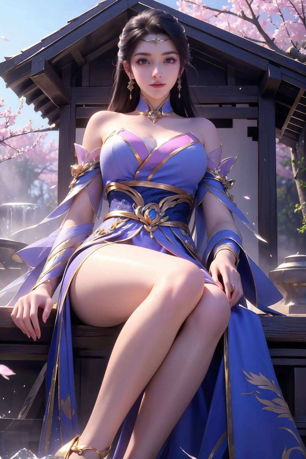简直让人看了也想修炼成仙主角是来自仙武传的楚灵玉哦！这位国漫美女不仅颜值爆表