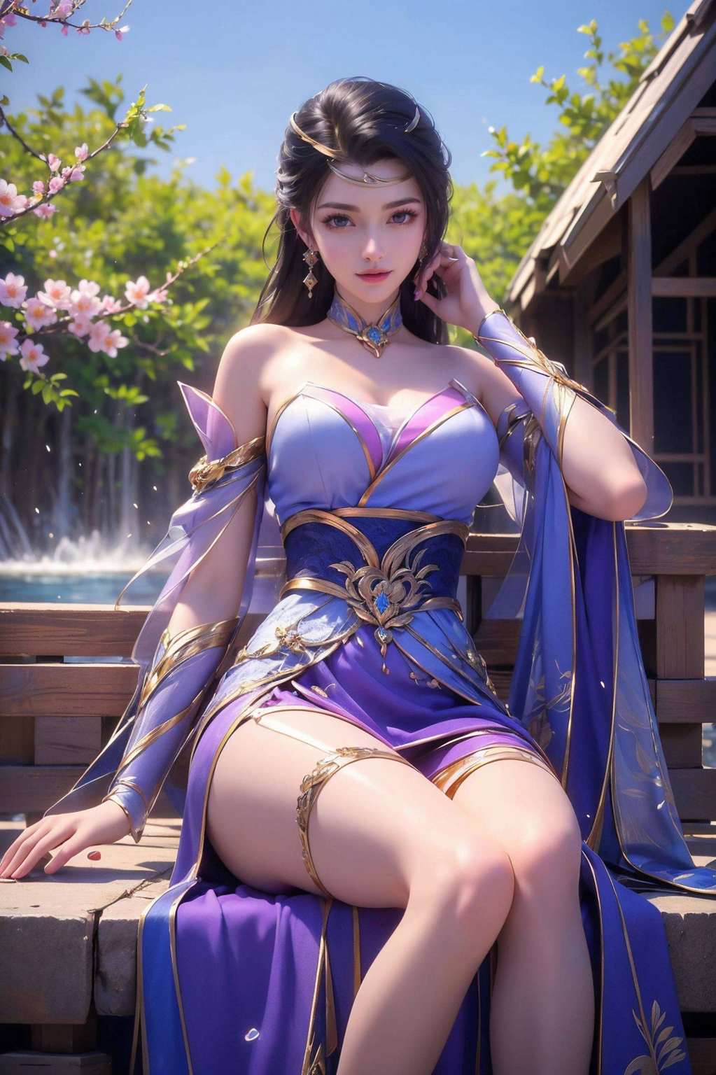 那个《仙武传》中的国漫女神这4K竖屏超清壁纸更是让人眼前一亮！哈哈
