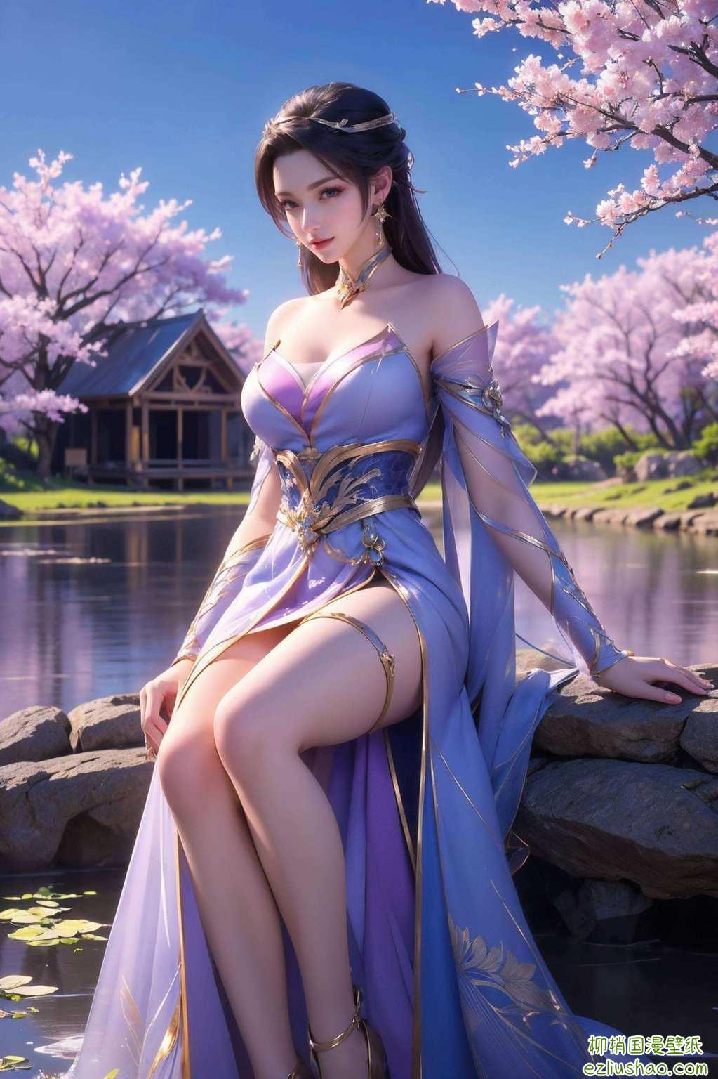 跃然屏上画卷展开