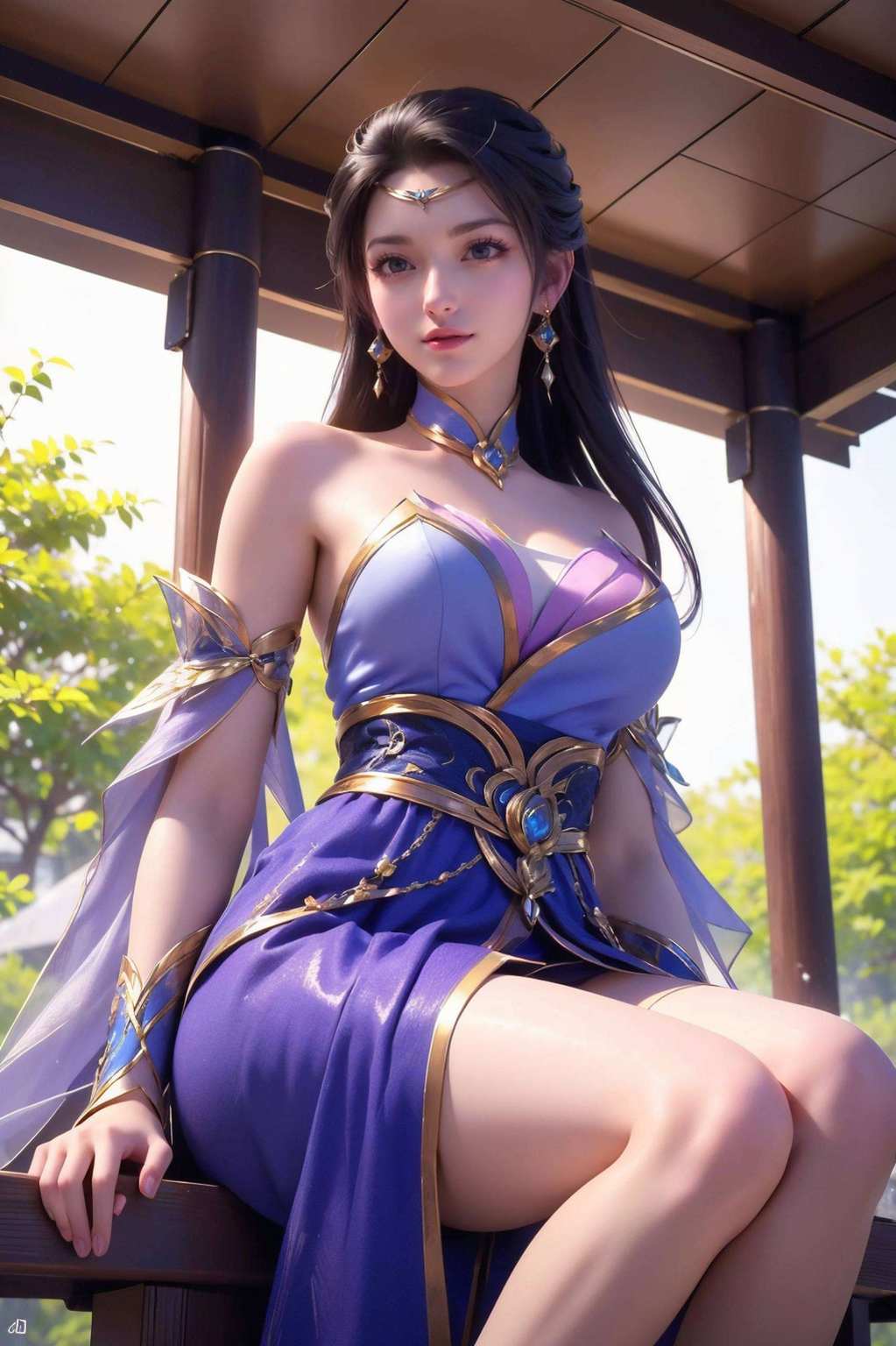 身着华裳令人一见倾心
