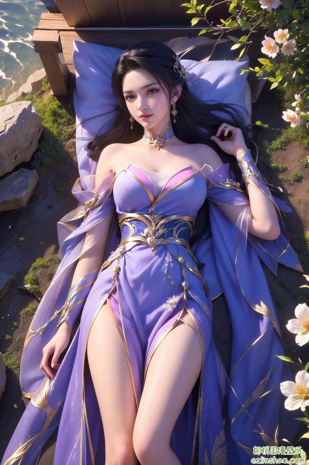 那仙武界的绝世美女一袭婚纱披身