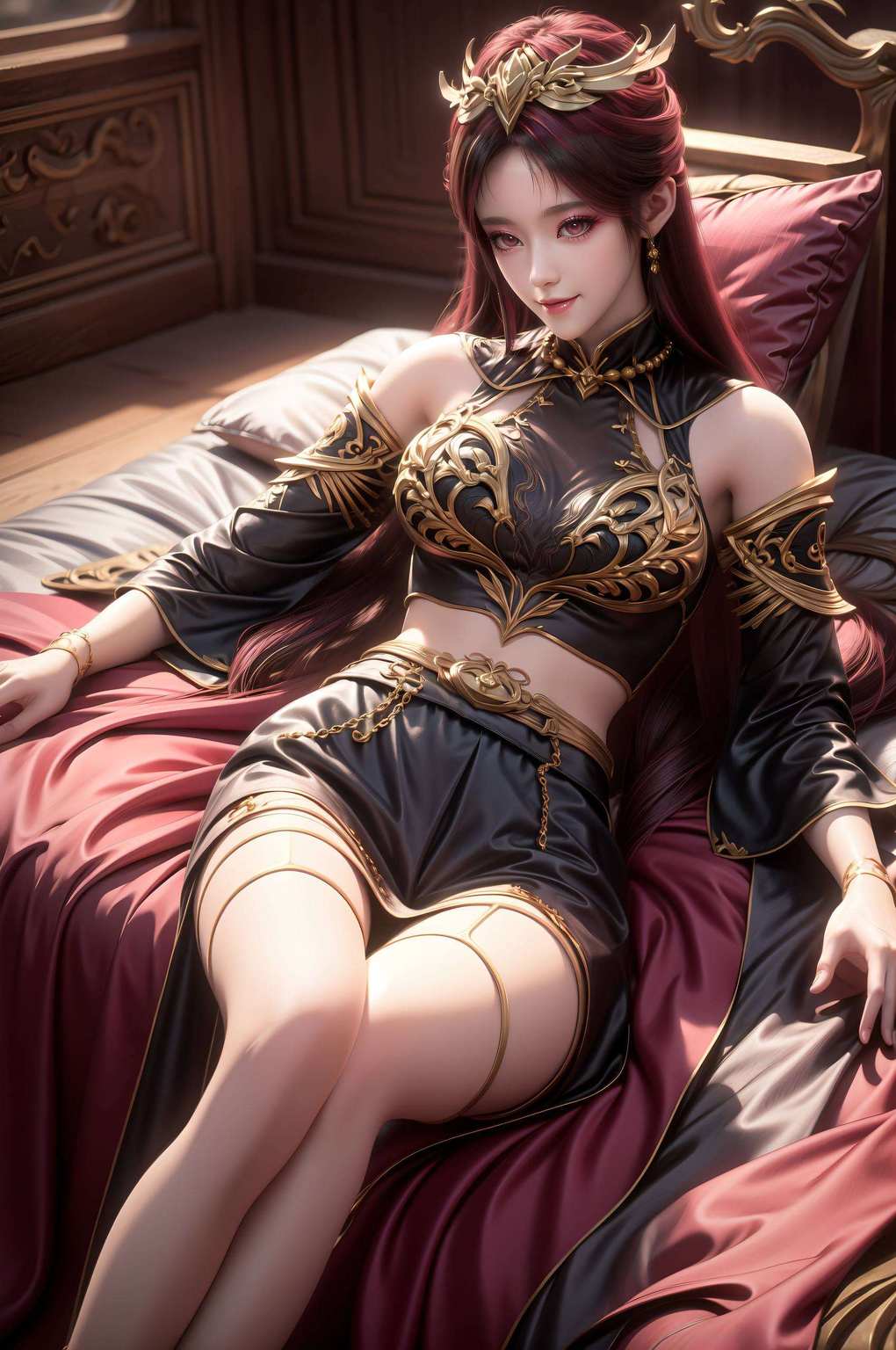 女子娇美容如画吸毒血以尽忠