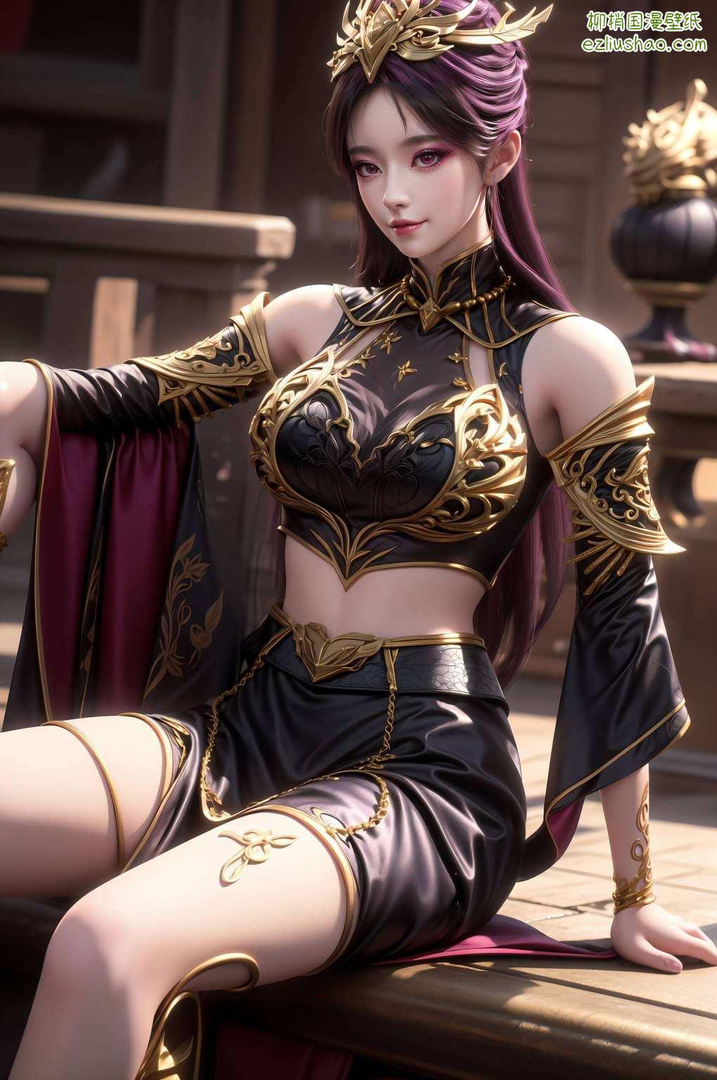 仿佛在说：“夫人不过她的壁纸可真是美得古香古色