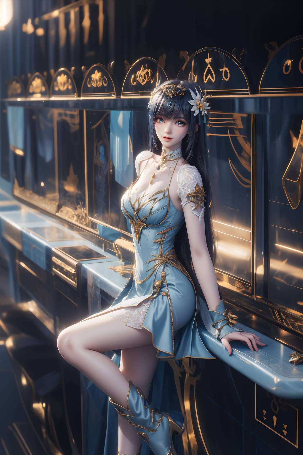 翩若惊鸿其图作壁纸