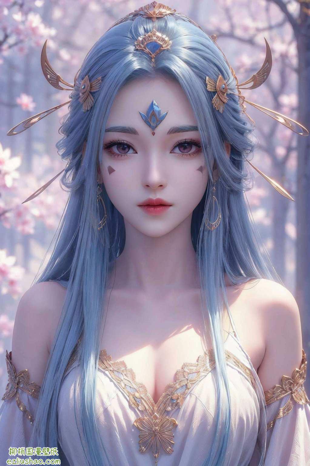 这款壁纸的名字叫“奉眠壁纸堆糖”这款壁纸还带有玄幻元素