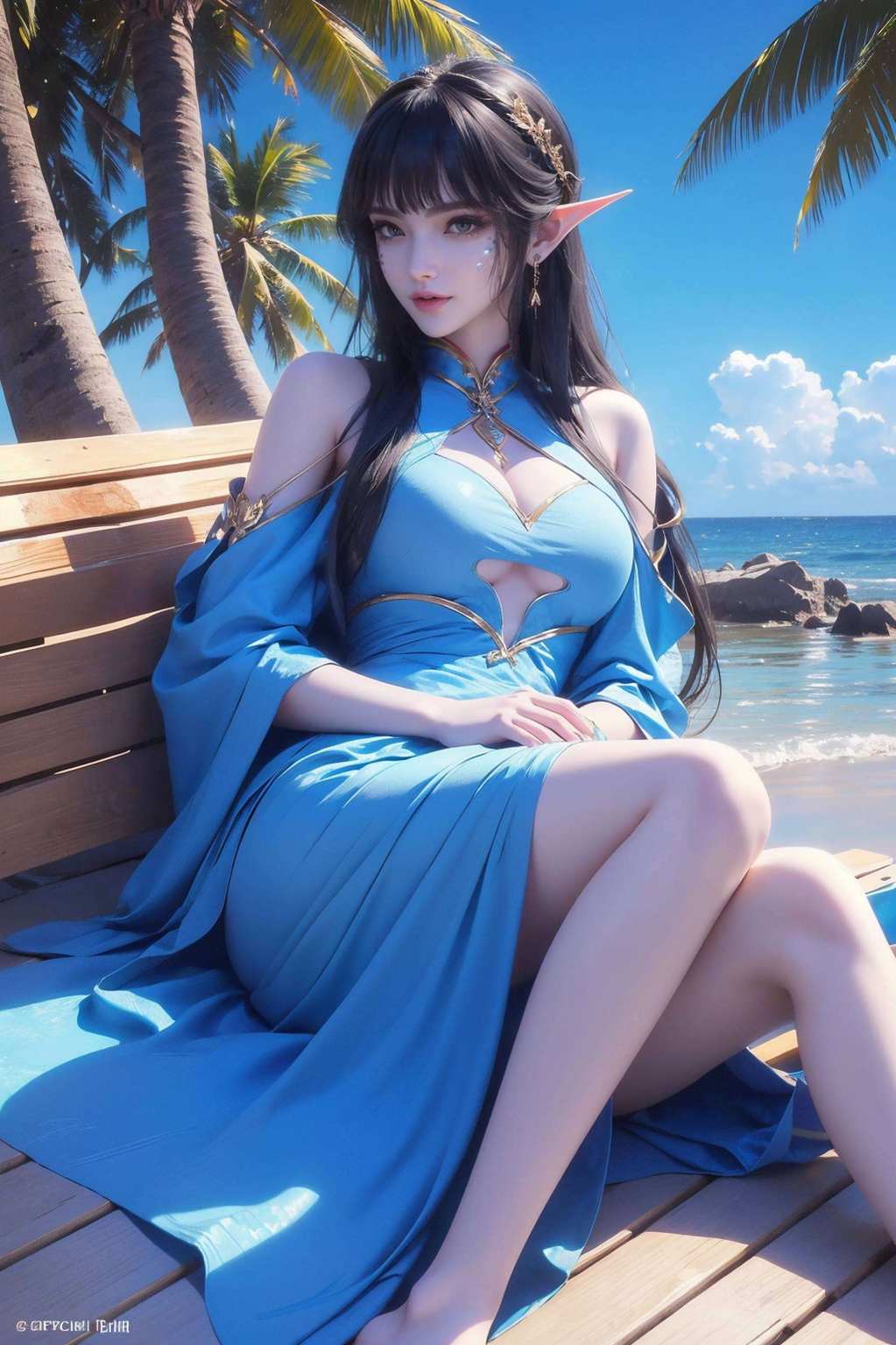简直把她的美给“像素”到了极致！桌面一放快来体验国漫美女的迷人魅力吧！