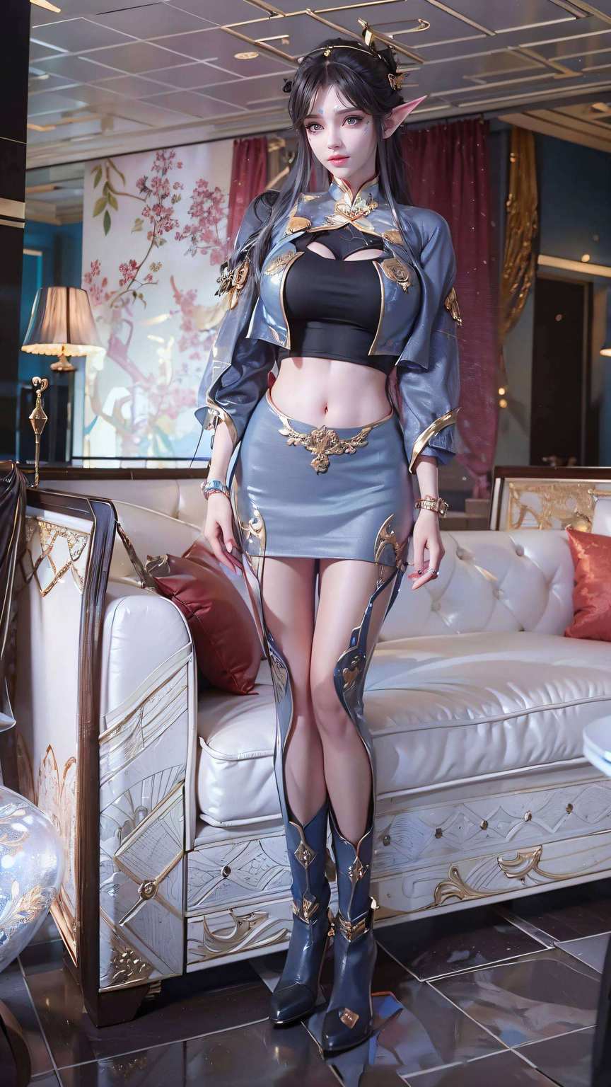 简直让人想抱回家贴墙上！都让人想起那句话：美得不可方物