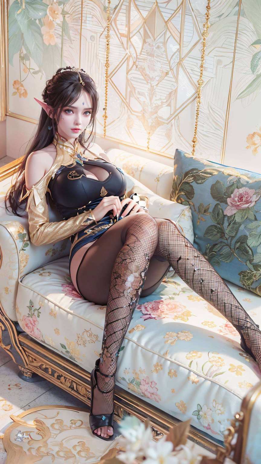 苹果手机衬其古香舞动九天风华