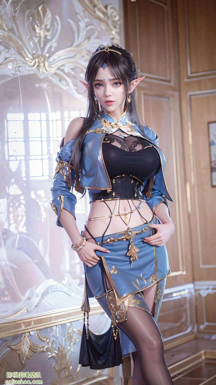 成为了无数粉丝心中的梦幻女神感受国漫美女的玄幻风采吧！