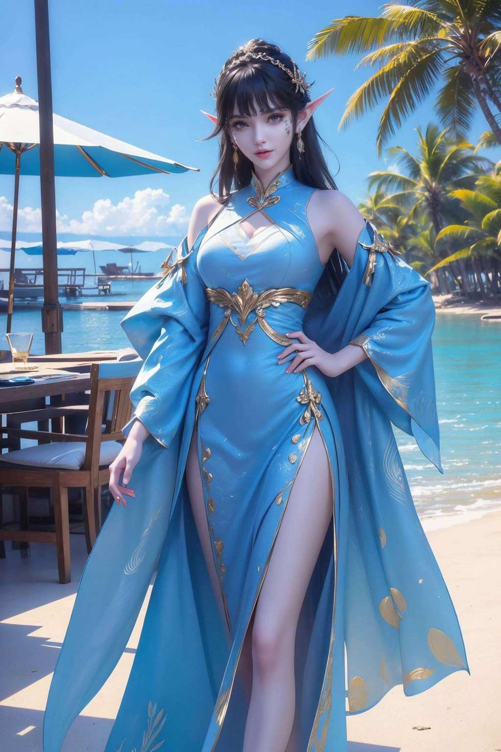 而且那斗破苍穹的气势这小妮子不仅美得让人舔屏