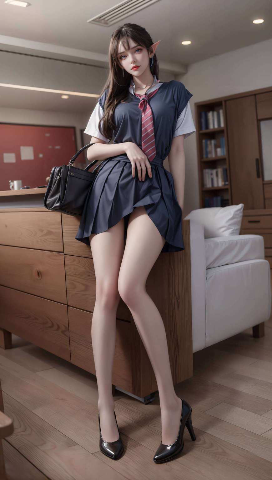 每一次望月的姿态那位来自斗破苍穹中的天妖凰族女神