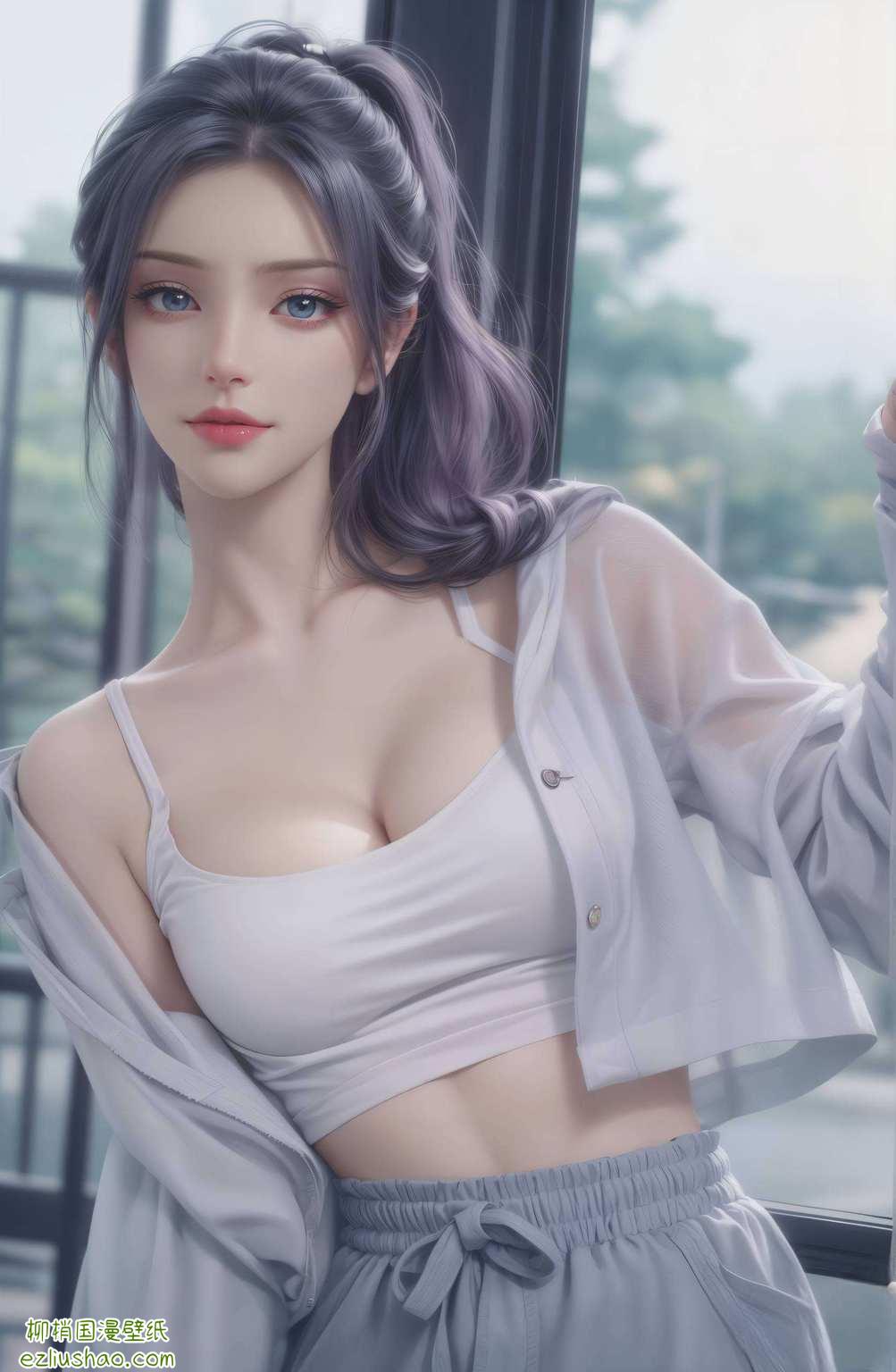 国漫美女如云斗气凌云；抚其意