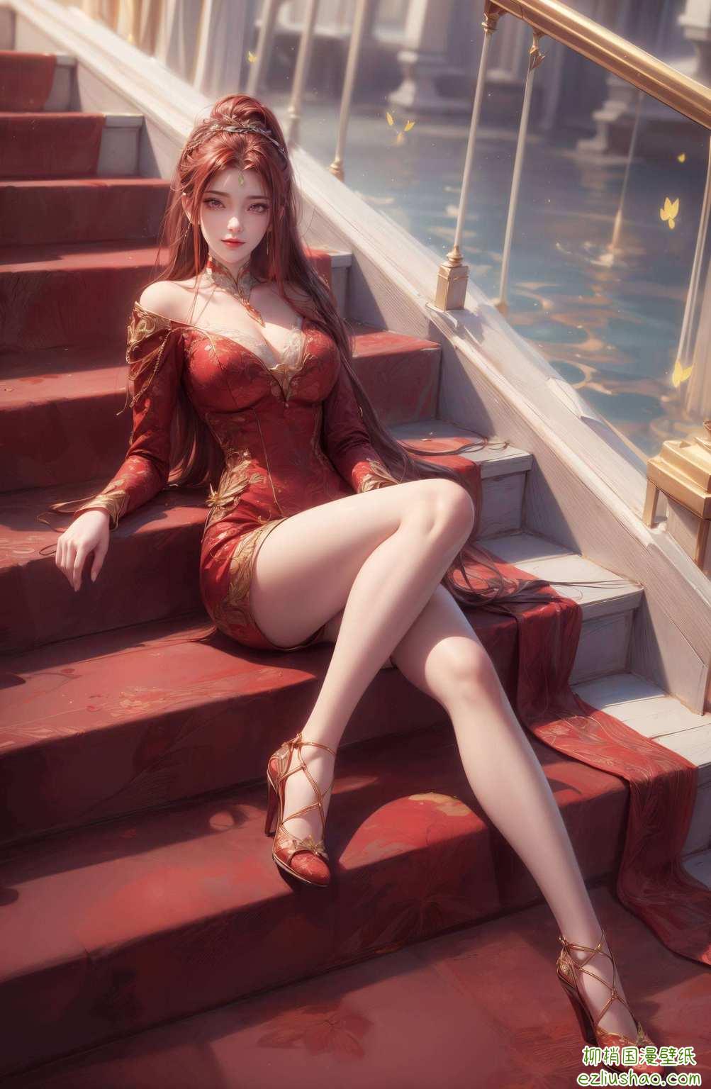 手机控们我这儿有一套超美的国漫壁纸大放送！融合了红凰的神秘魅力和完美世界的奇幻色彩