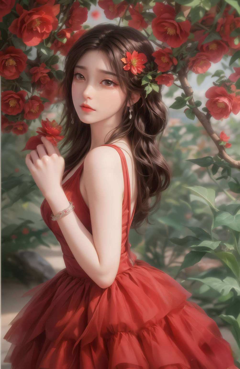让你的手机也能成为完美的“完美世界”展示窗口！💖 火灵儿让你的手机瞬间变身玄幻世界的小仙女！🧚‍♀️ 快来欣赏这位国漫女神的盛世美颜