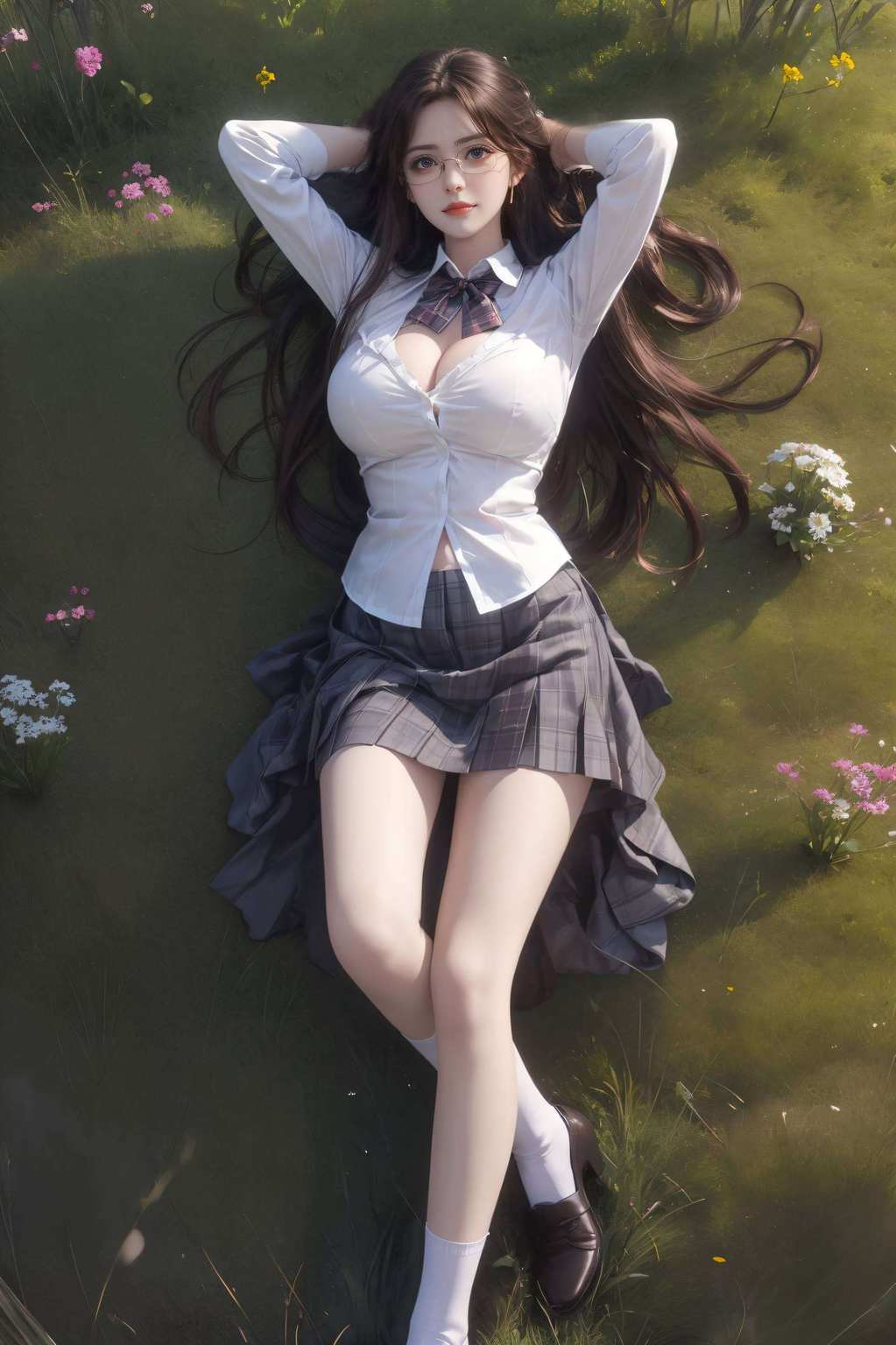 想要让你们的电脑桌面焕然一新吗？我这儿有一款绝美的壁纸看着她