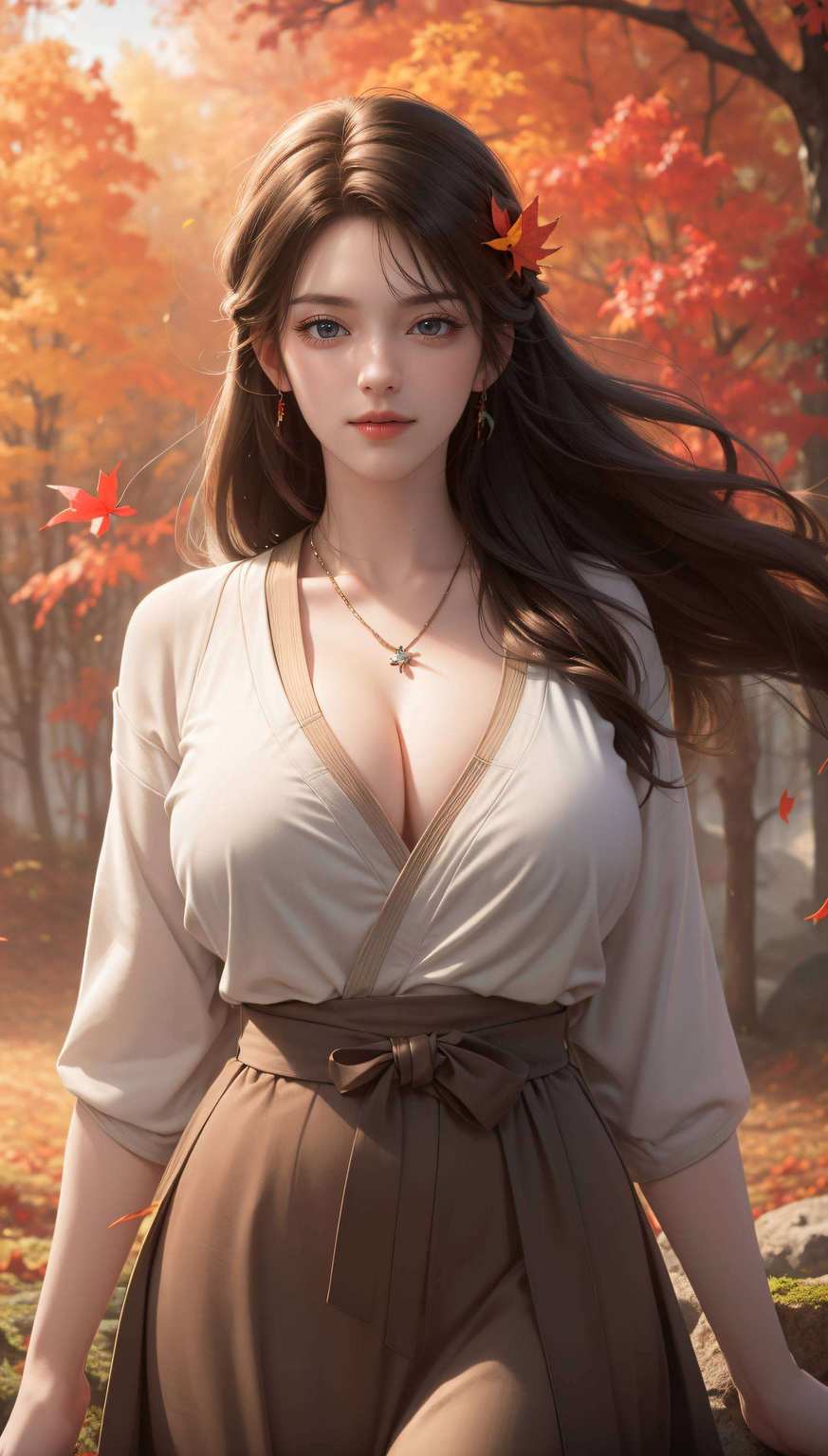 简直让人一见倾心！这款壁纸高清得能照出你的倒影整个画面就像是国漫的精粹