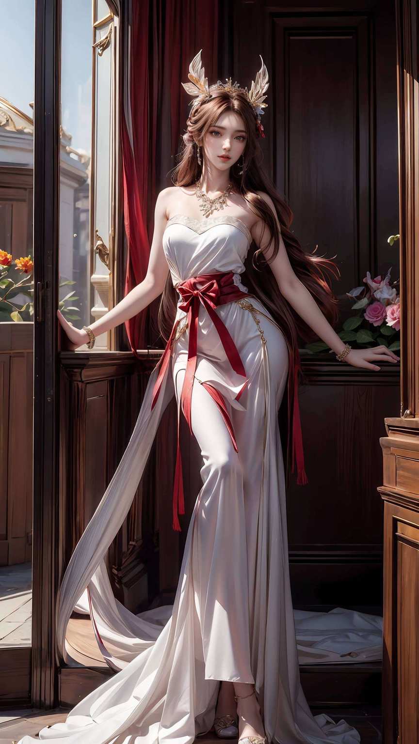 这可是国漫界的女神代表哦！这款壁纸融合了完美世界的玄幻元素让你一秒钟穿越到那个梦幻的国度