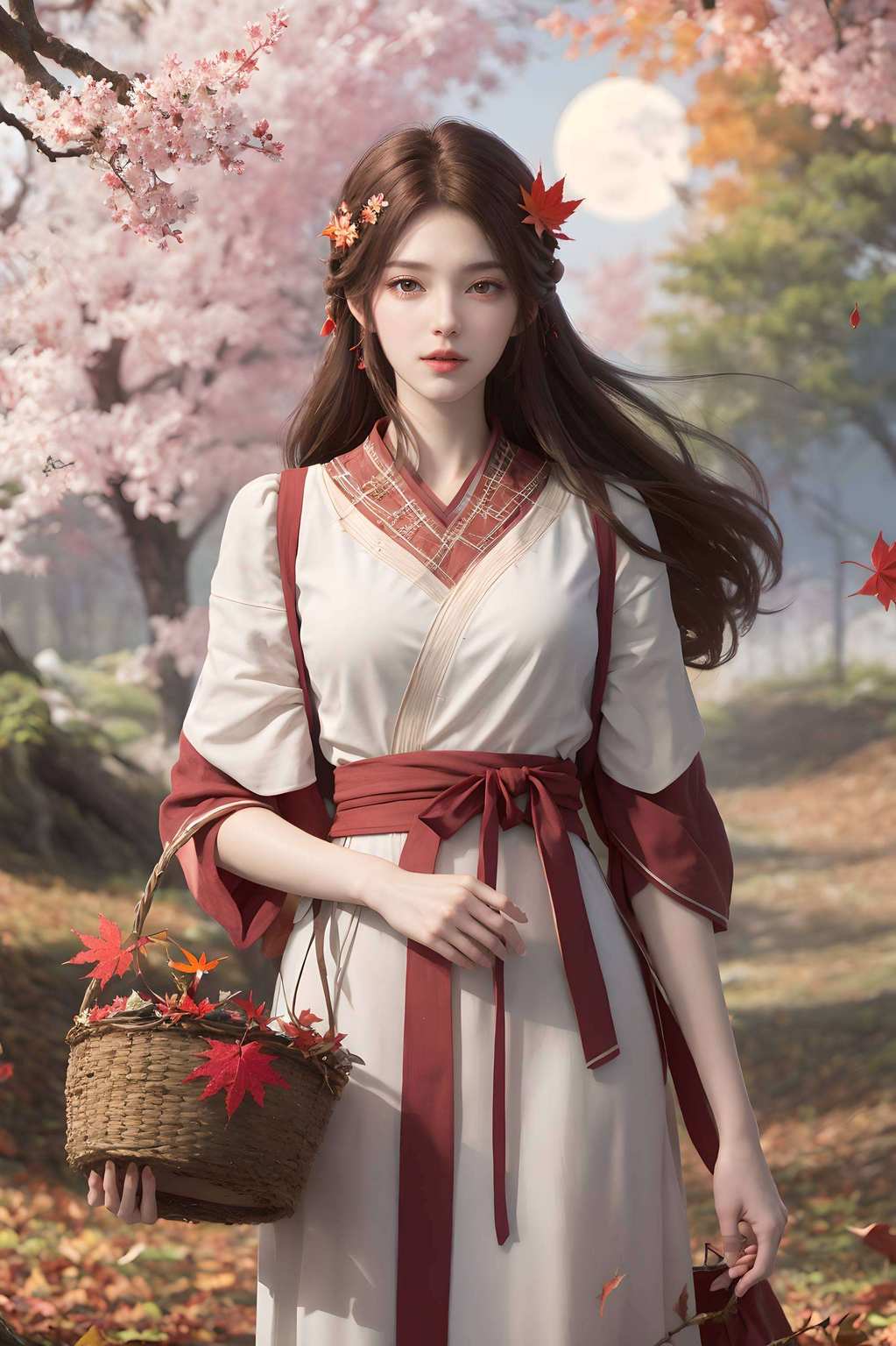 女神美女共芳华,玄幻世界映眼前古香壁纸凝神韵,动漫国漫两相宜