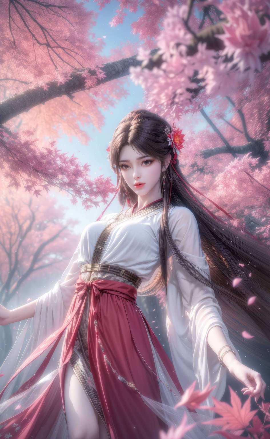 把这位美得冒泡的火灵儿设置为手机壁纸每次解锁都是一场视觉盛宴