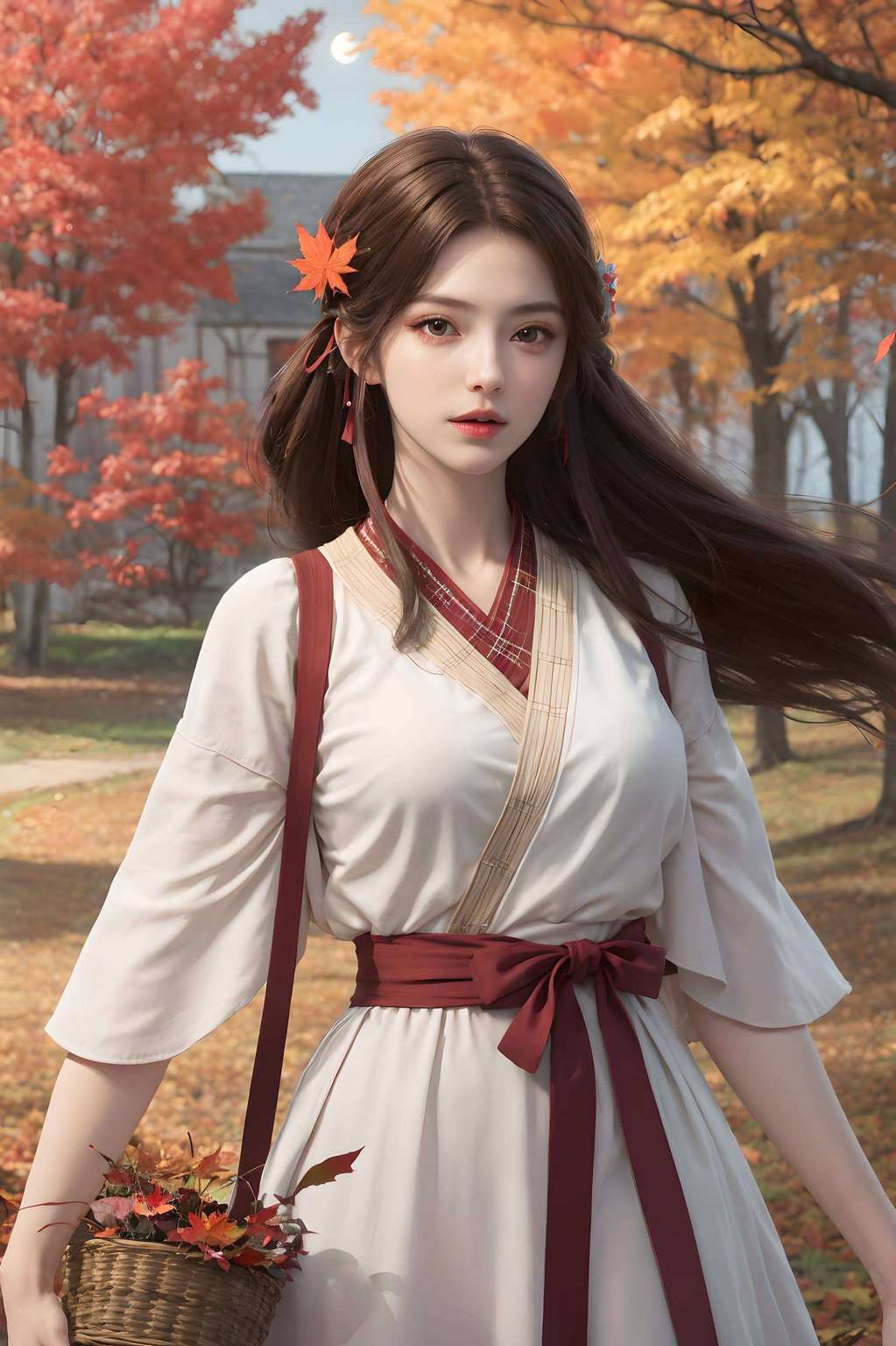 那可是能让整个动漫界都为之颤抖的“美焰女神”啊！一张裸妆壁纸就能让人瞬间陷入她的玄幻世界