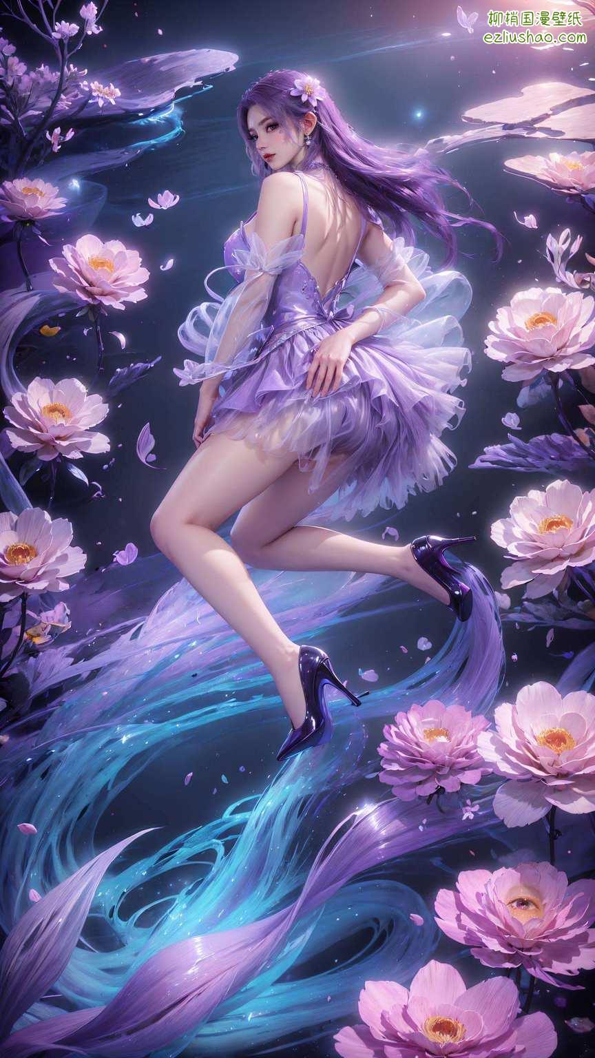 画面精美神图君电脑壁纸版火灵儿
