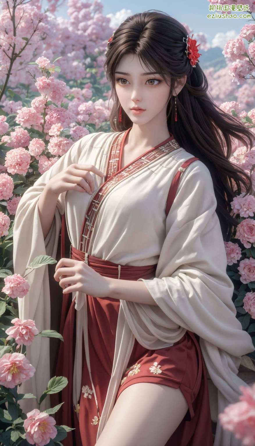 一颦一笑都能让人陶醉于玄幻的世界想要和国漫女神零距离接触？火灵儿高清全屏原图