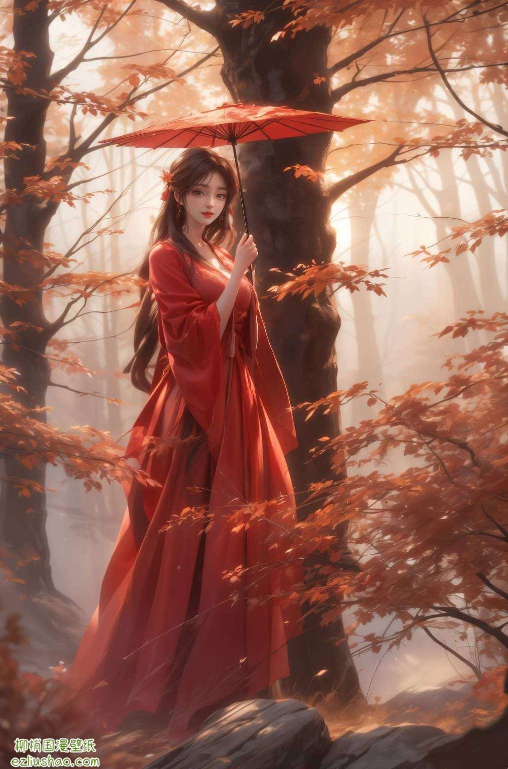 犹如一朵盛开在玄幻江湖的火焰花笑容狡黠
