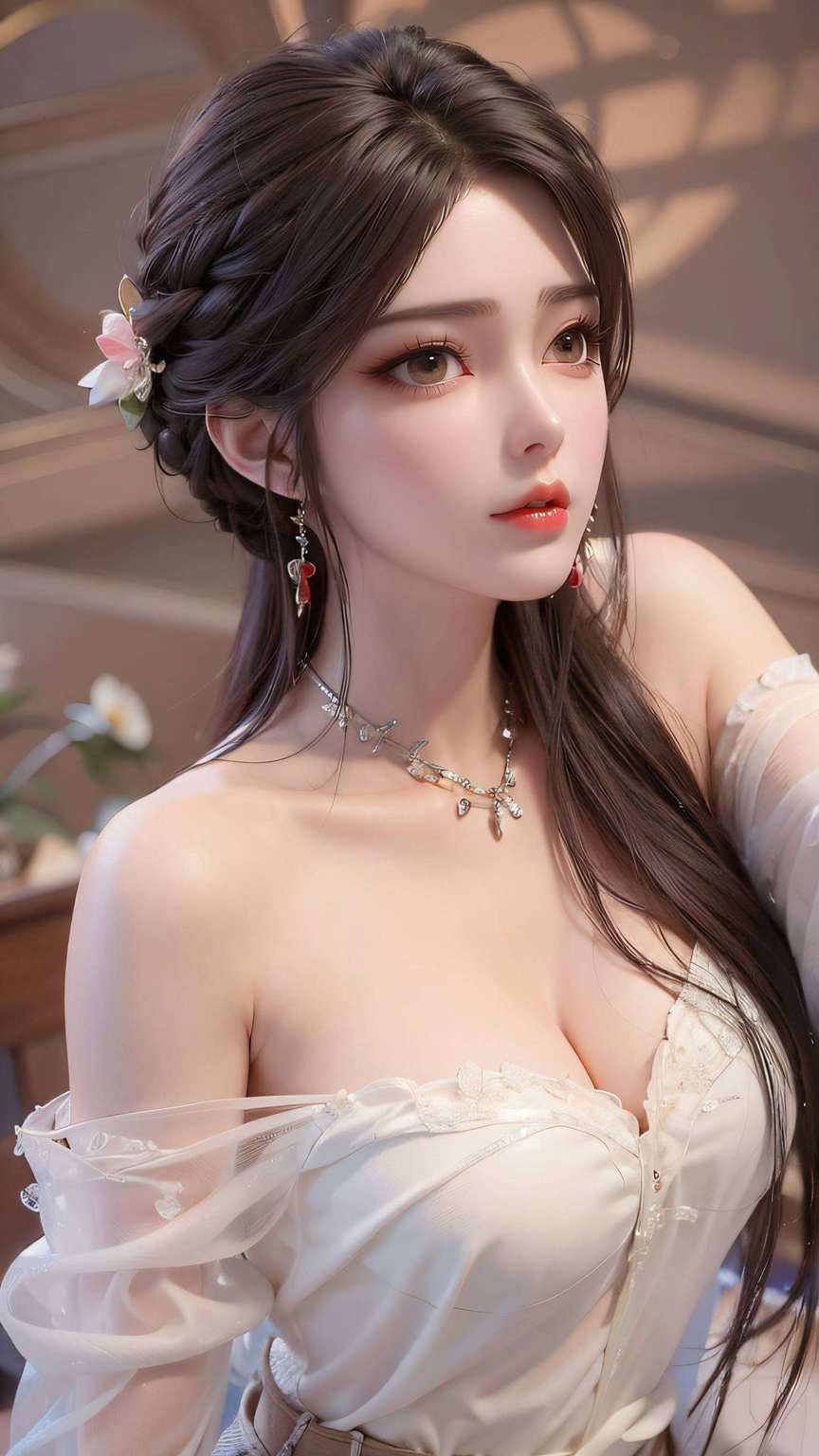 她的每一次微笑都让人想起那绚烂的烟火