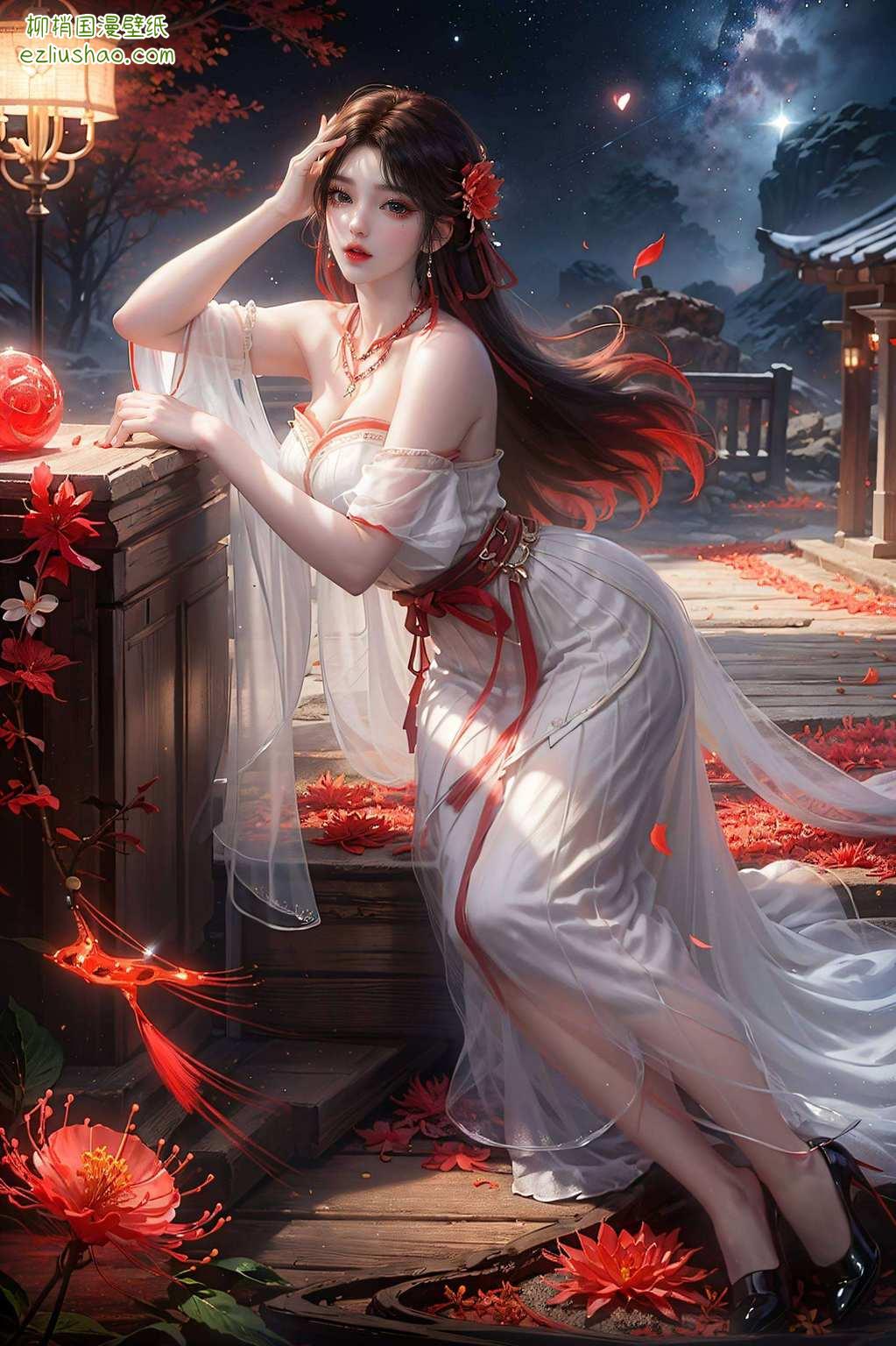 各位小伙伴我特意为她量身打造了一套采桑女高清壁纸