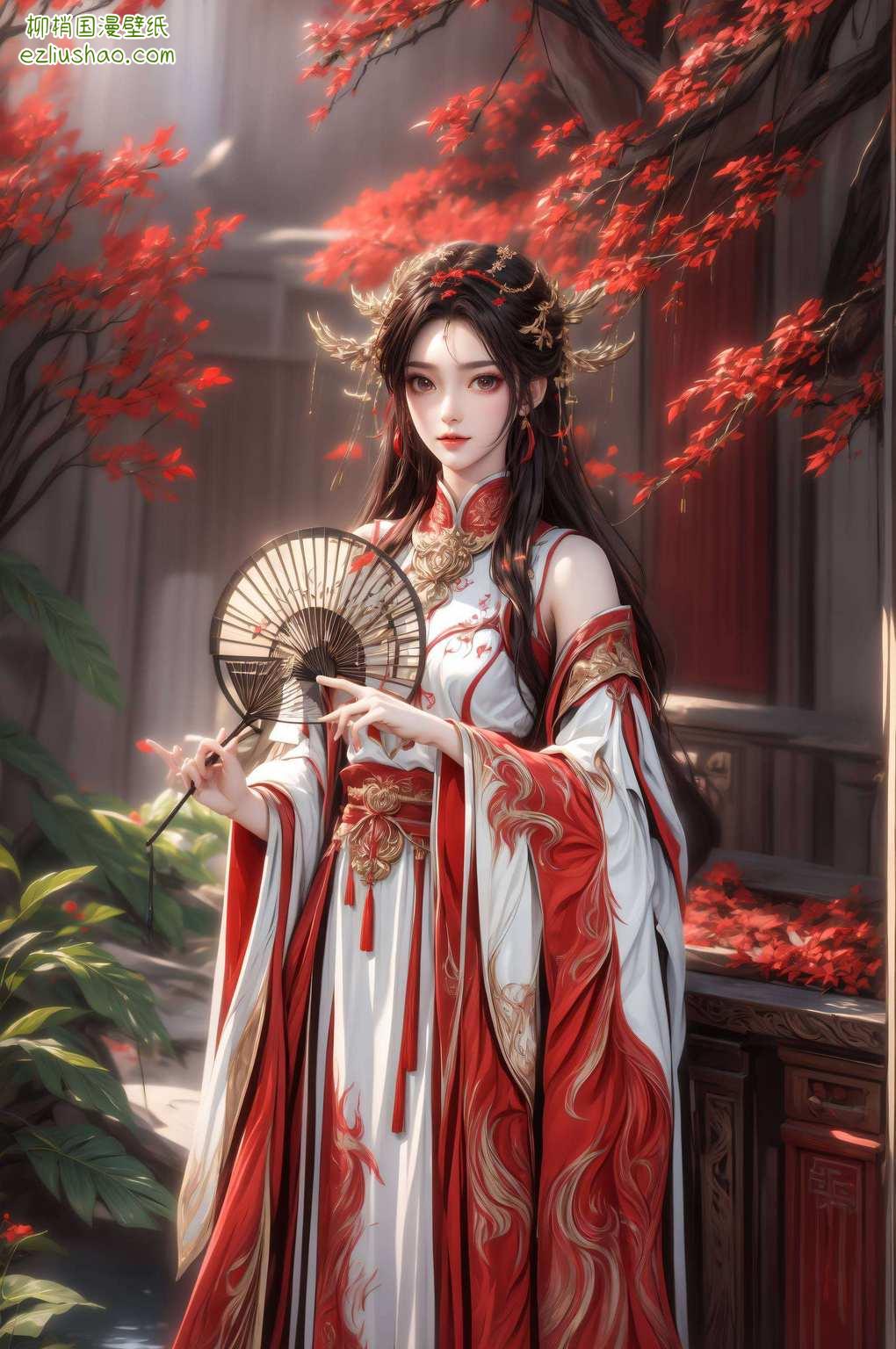美眸含笑每一次眨眼都仿佛带着千古的温柔