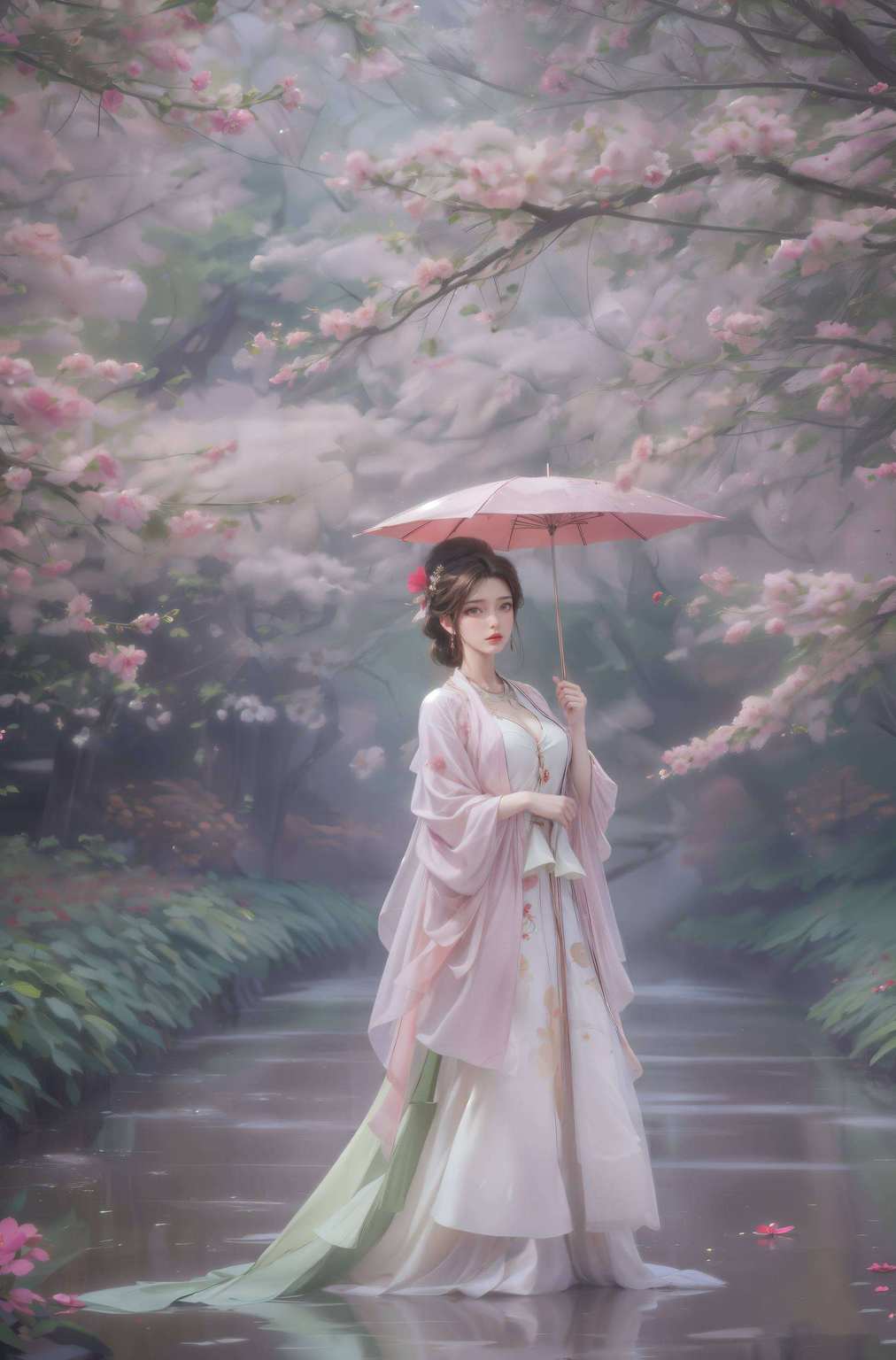 快来看看这国漫美女如何让你的手机也变得美美哒吧！把那份玄幻美给咱们展现得淋漓尽致！嘻嘻
