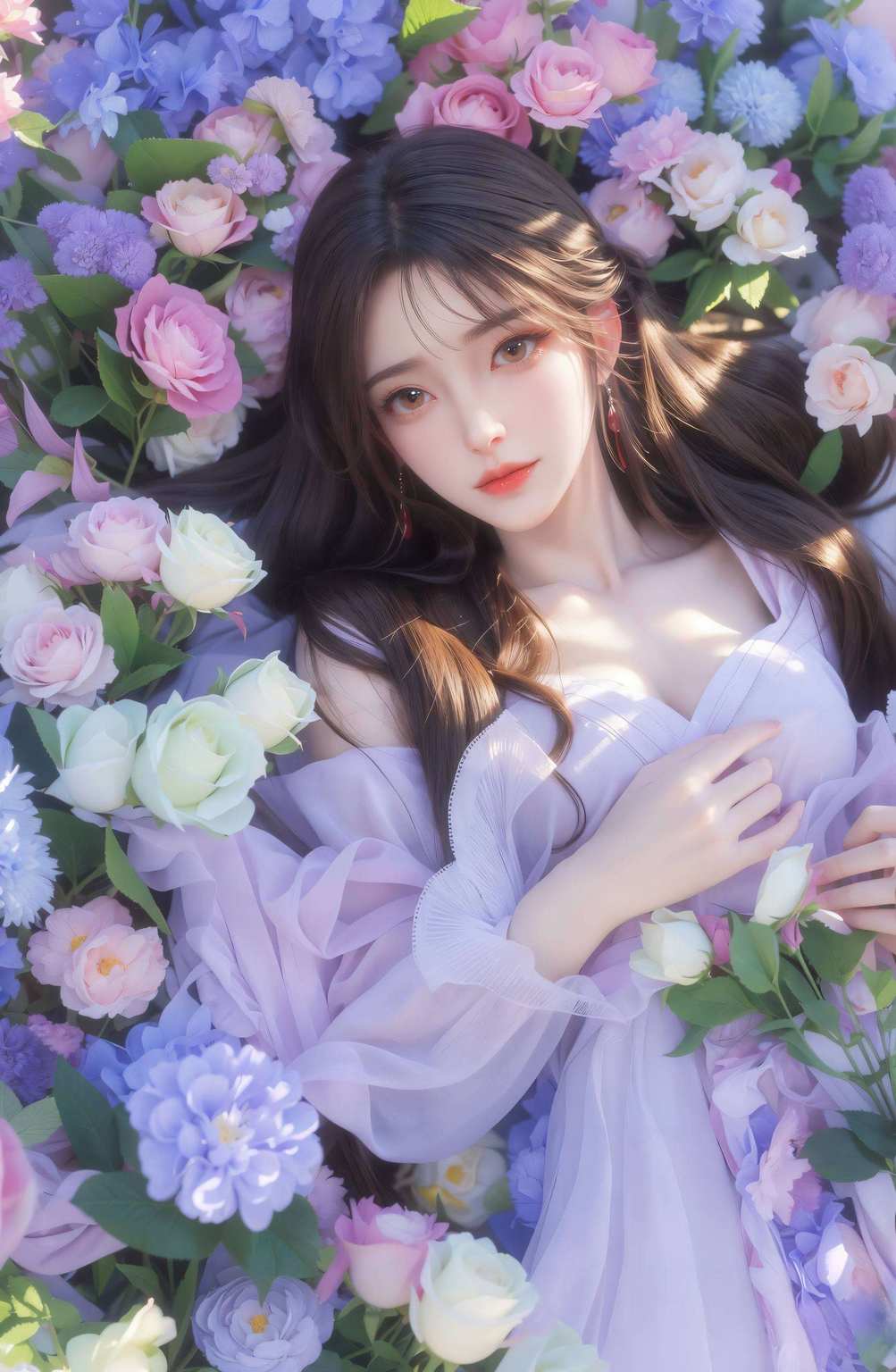 让你的手机也变得美美哒！🎉🌸😍这小妮子不仅长得美