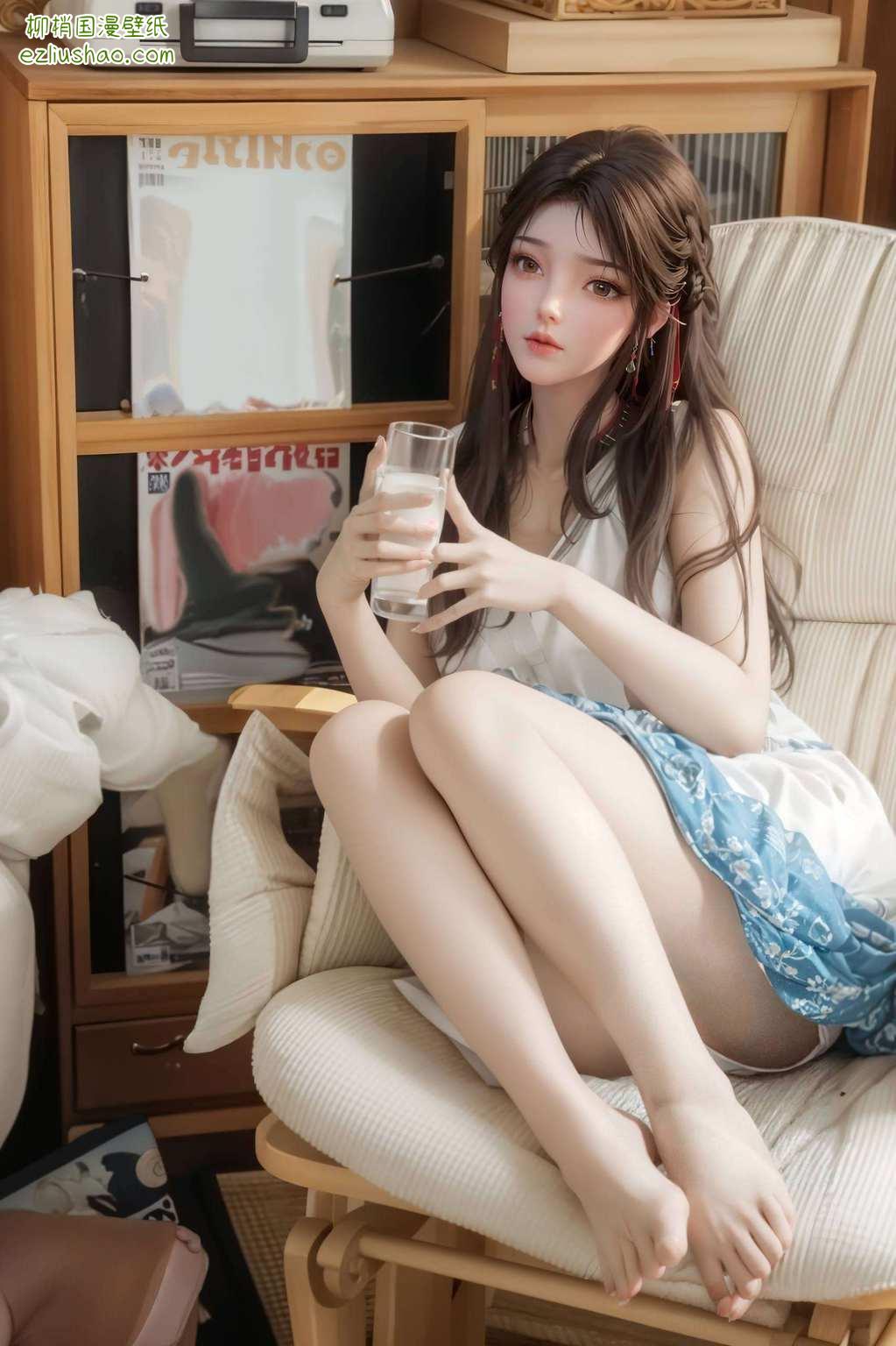 火灵儿完美诠释了古香古色的韵味