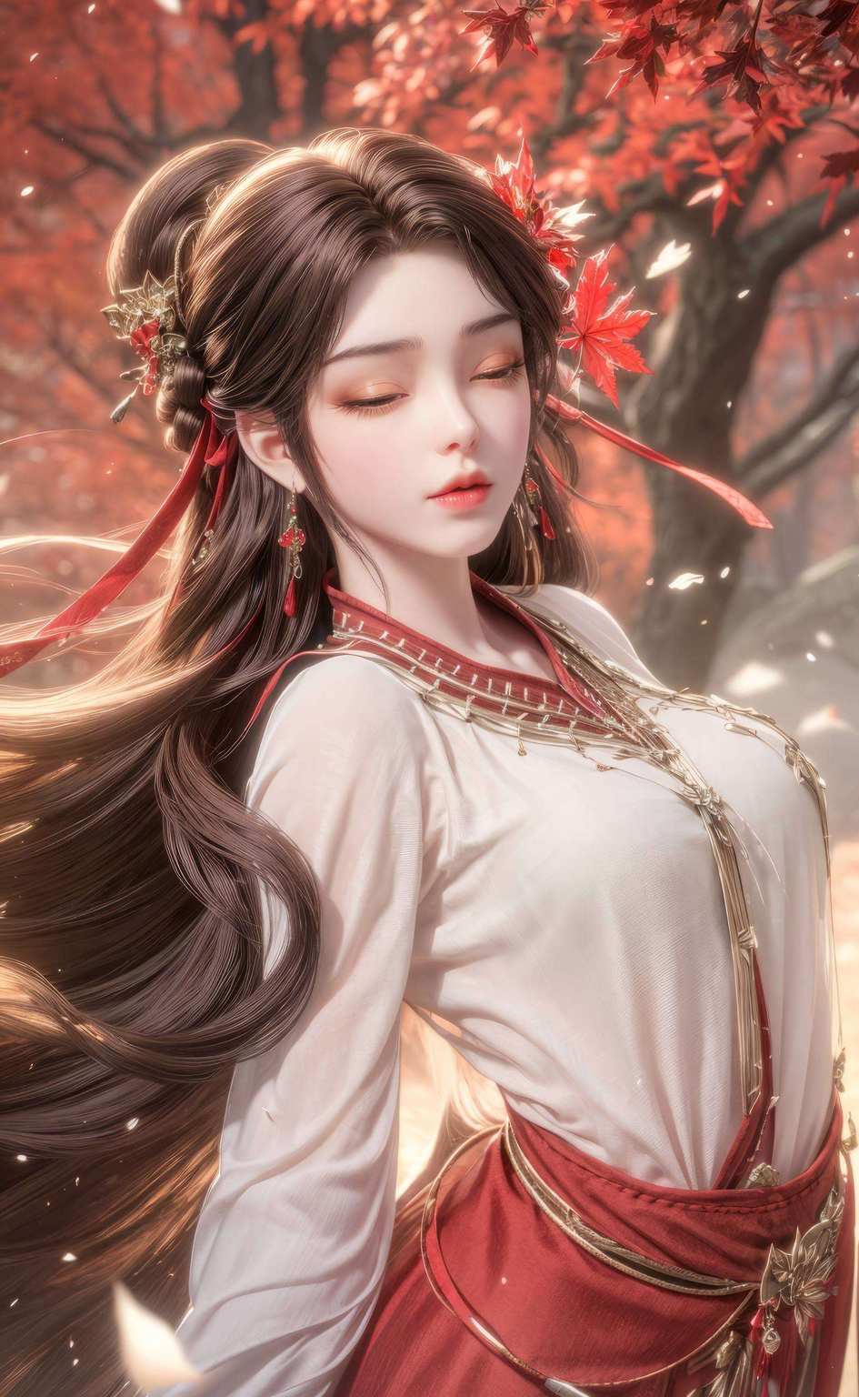 谁敢说她不是完美世界的宠儿？哈哈动漫美女的魅力
