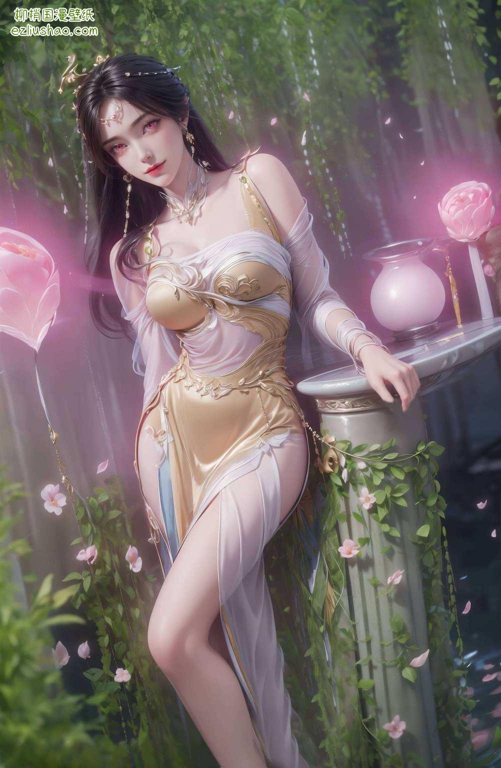 各位动漫迷们！今天给大家带来一组超级养眼的金瓶儿动漫高清壁纸图片嘿