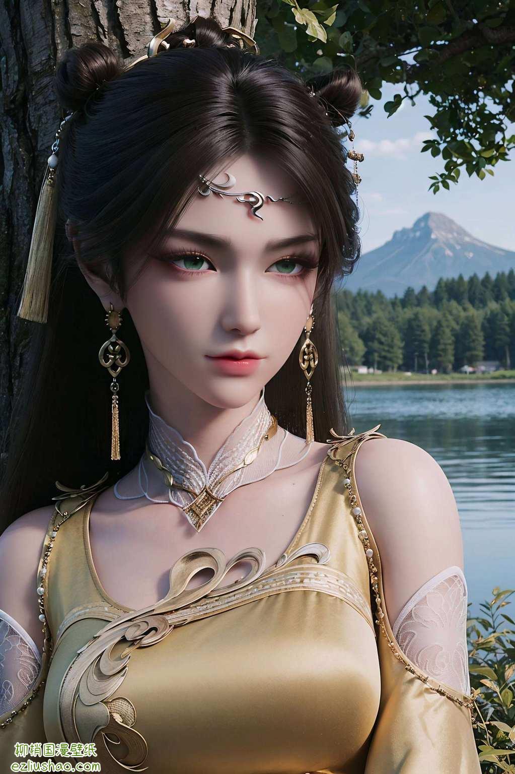 让你的手机瞬间变身国漫美学大师的得意之作！🌟金瓶儿这眼神儿