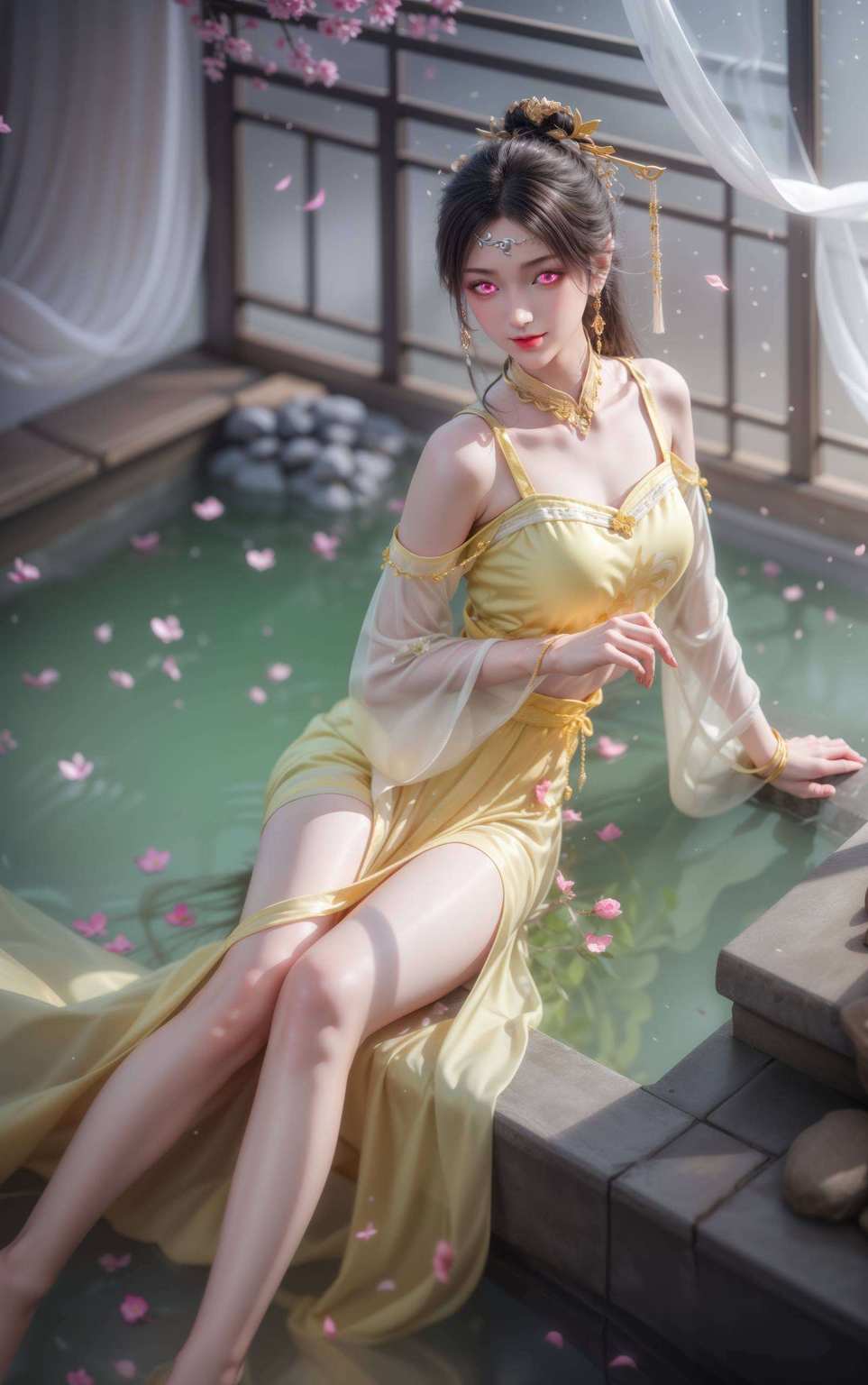 还有那些国漫女神、美女们的风采把那些古香古色的元素都凑一块儿了