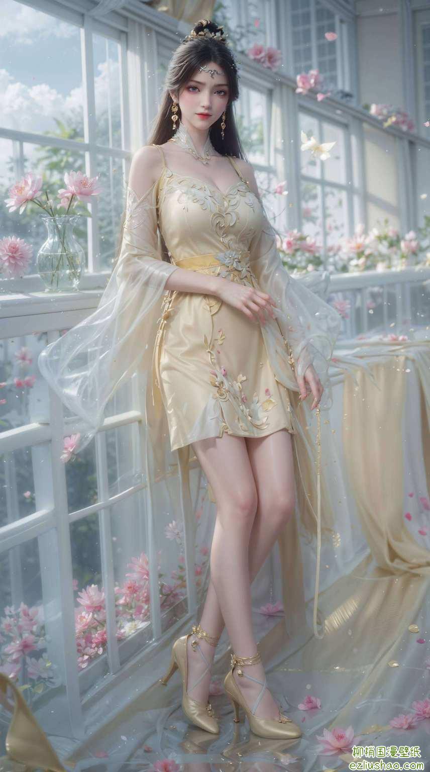 美女壁纸瓶儿映屏