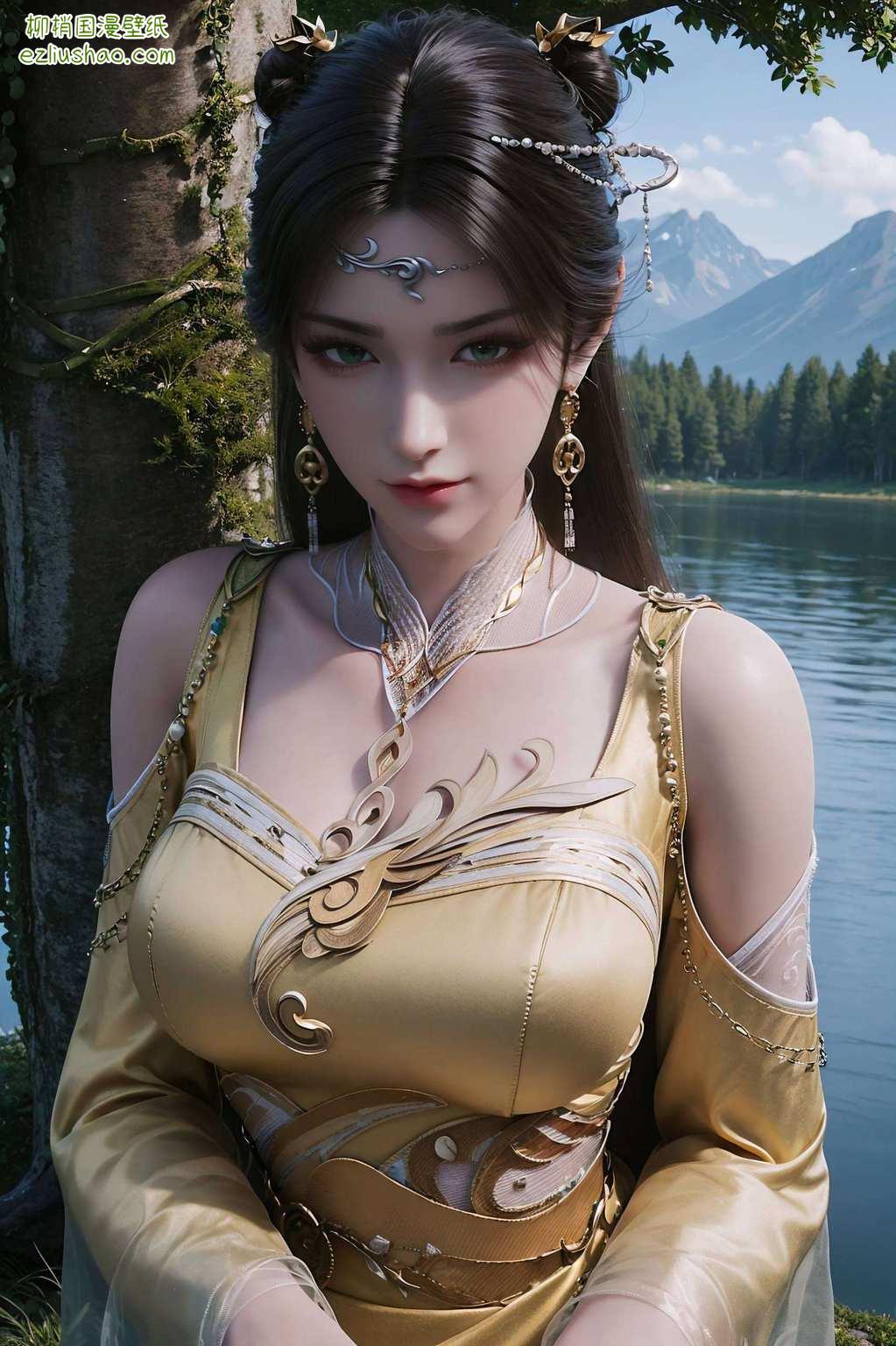 快把这位国漫美女抱回家心情也会美美哒！😉🌸🎉