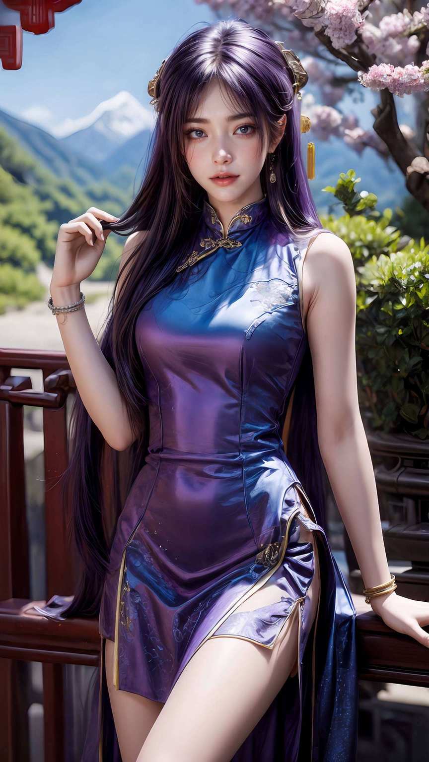 今儿个给大家介绍一款美得冒泡的4k姬紫月壁纸！这遮天女神姬紫月保证你的平板也能美美哒！