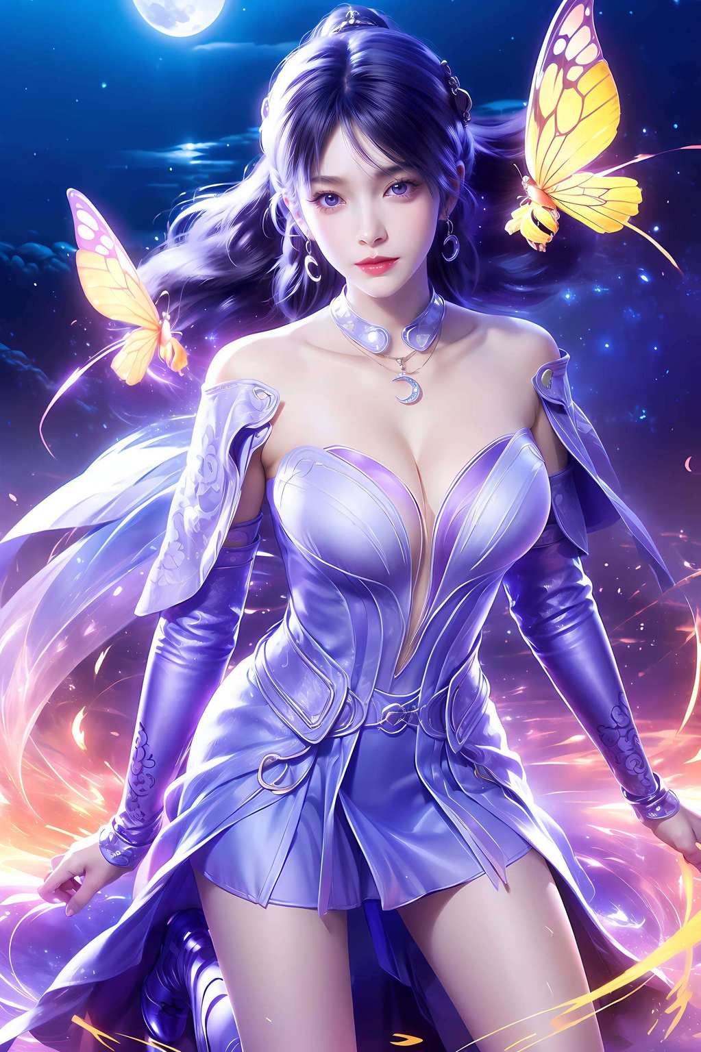 今天给大家带来一组古香古色的国漫女神姬紫月的精美cos壁纸！遮天之美让人一见倾心