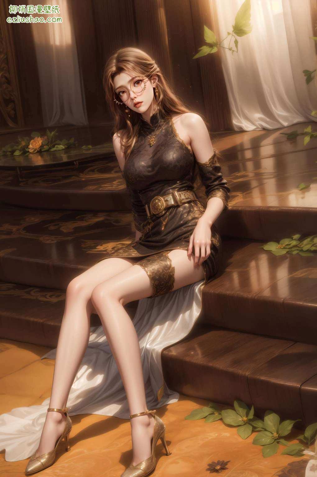 更成为了国漫女神的代表！高清壁纸图中的她甜美可爱