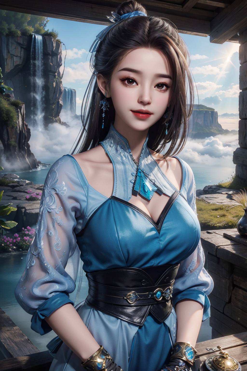 这款壁纸的玄幻元素也是亮点之一让蓝灵娥、师兄啊师兄等国漫女神陪伴你度过每一个美好时光吧！记得分享给你的朋友
