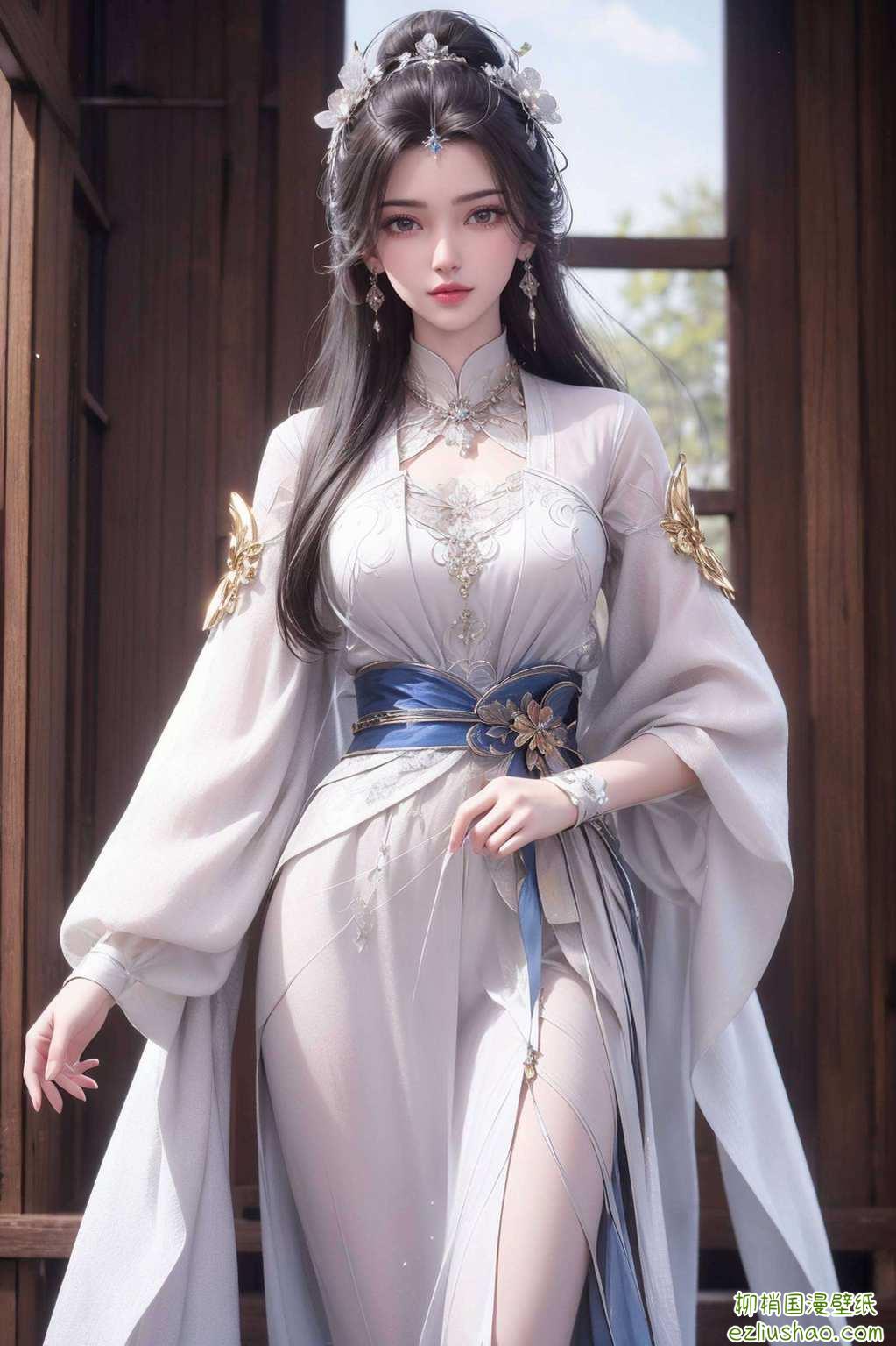 成为众人瞩目的焦点！壁纸以仙逆为主题那如梦如幻的国漫美女形象