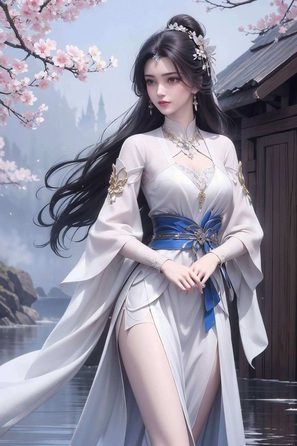 让你的平板桌面瞬间变身艺术馆吧！让你的iPad瞬间变身视觉盛宴！李慕婉这位国漫女神的倩影