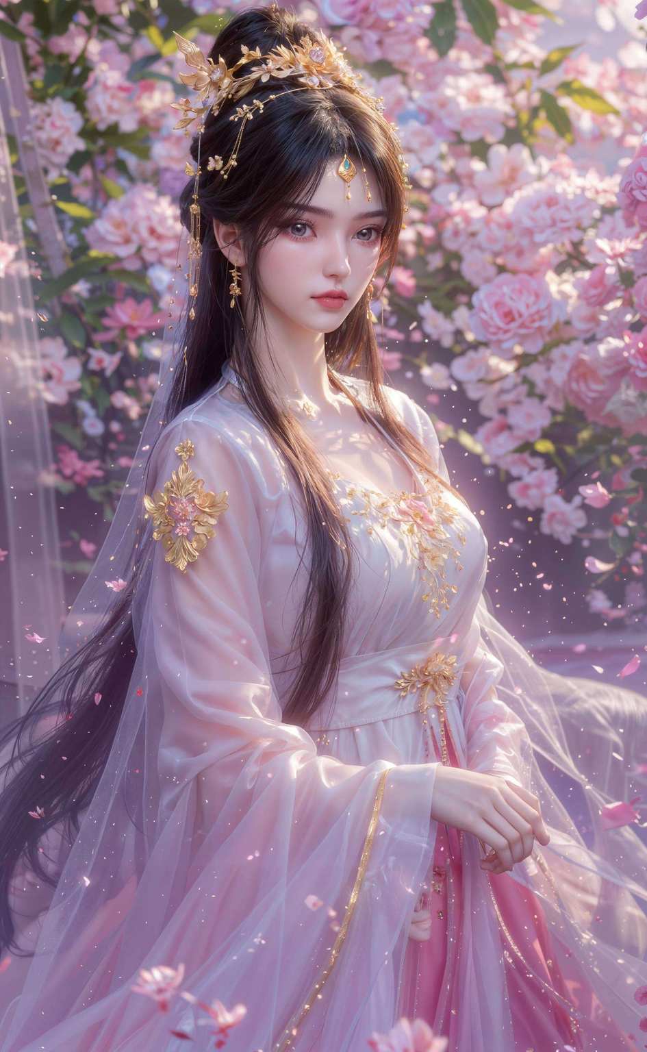 还是国漫女神的婉约美让你的手机瞬间变身玄幻界的最美道场