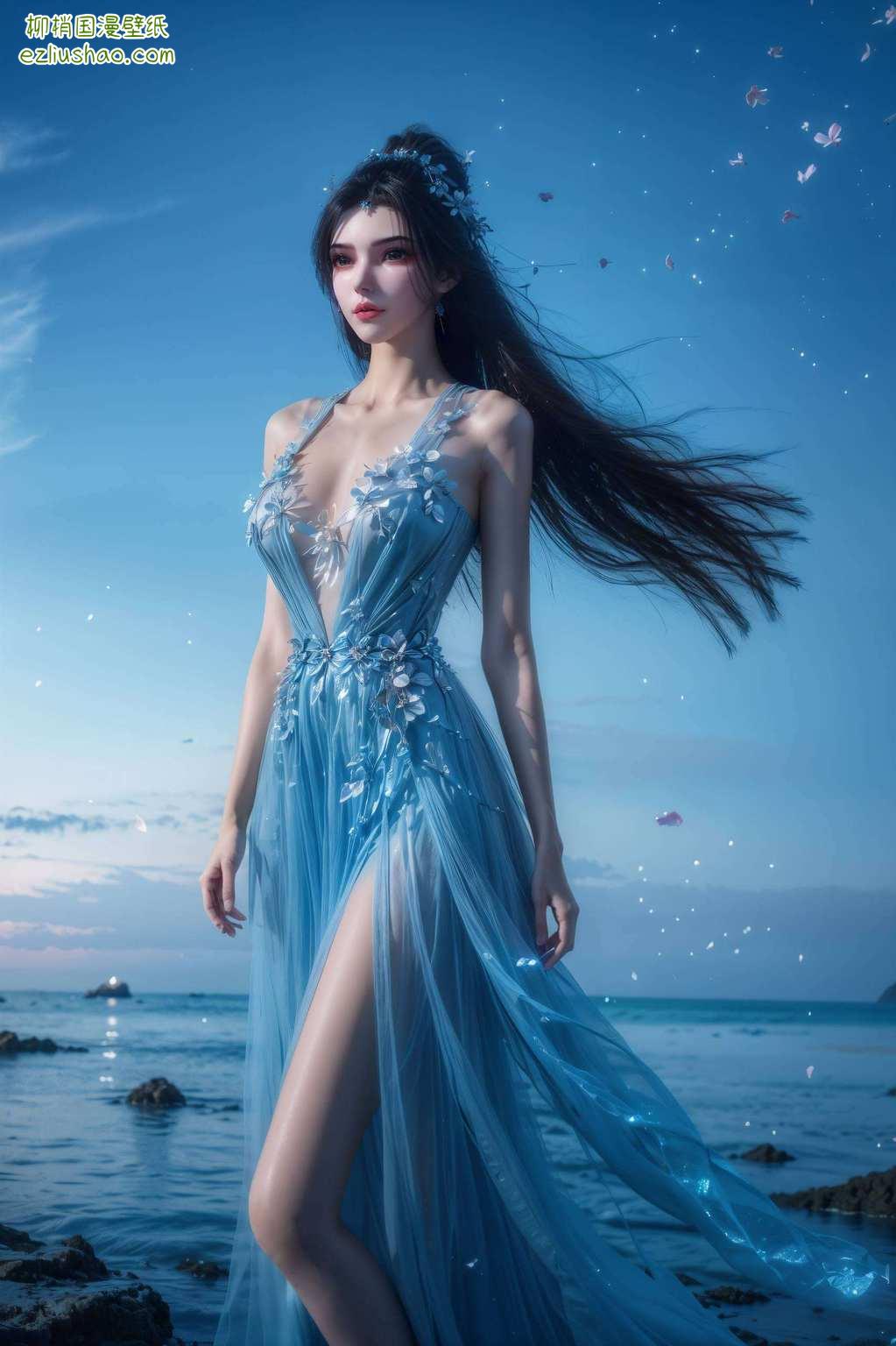 李慕婉翩翩起舞苹果手机一换壁纸