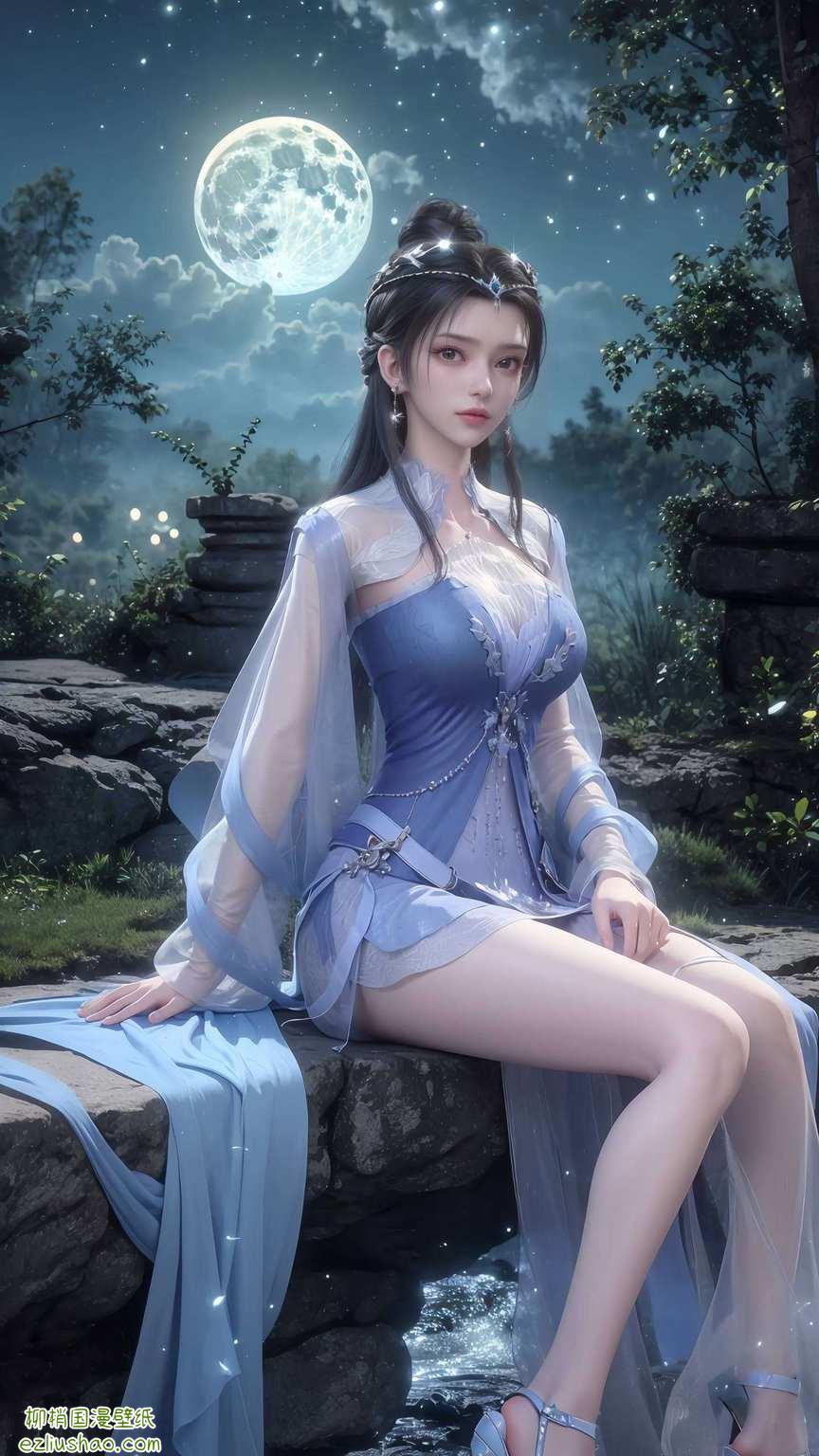 国漫女神的韵味尽收眼底每一次眼神流转